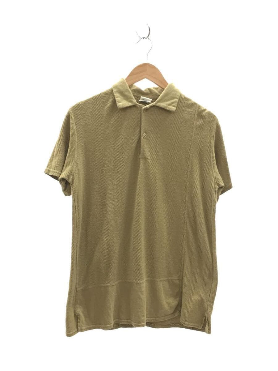 image of Kapital Textured Polo in Yellow, Men's (Size Medium)