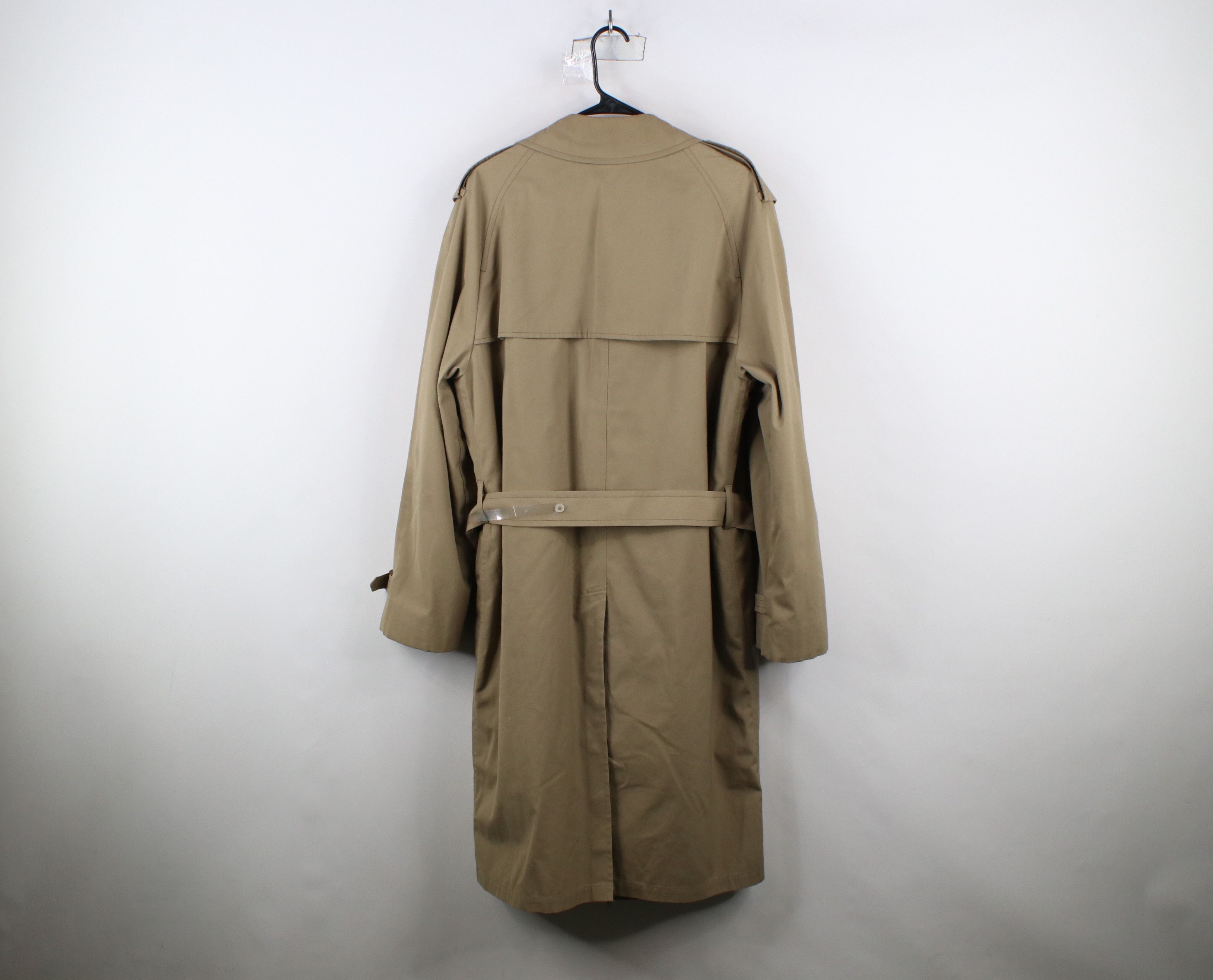Vintage Vintage 70s Streetwear Belted Trench Coat Rain Jacket USA Size US XXL / EU 58 / 5 - 14 Thumbnail