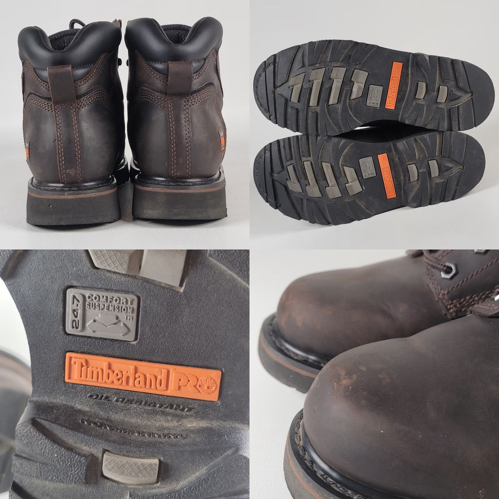 Timberland Timberland PRO WATERPROOF Work Boot Men 7.5 Brown Leather Boots Workwear Mens Leather Upper Waterproof Size US 8 / EU 41 - 8 Thumbnail