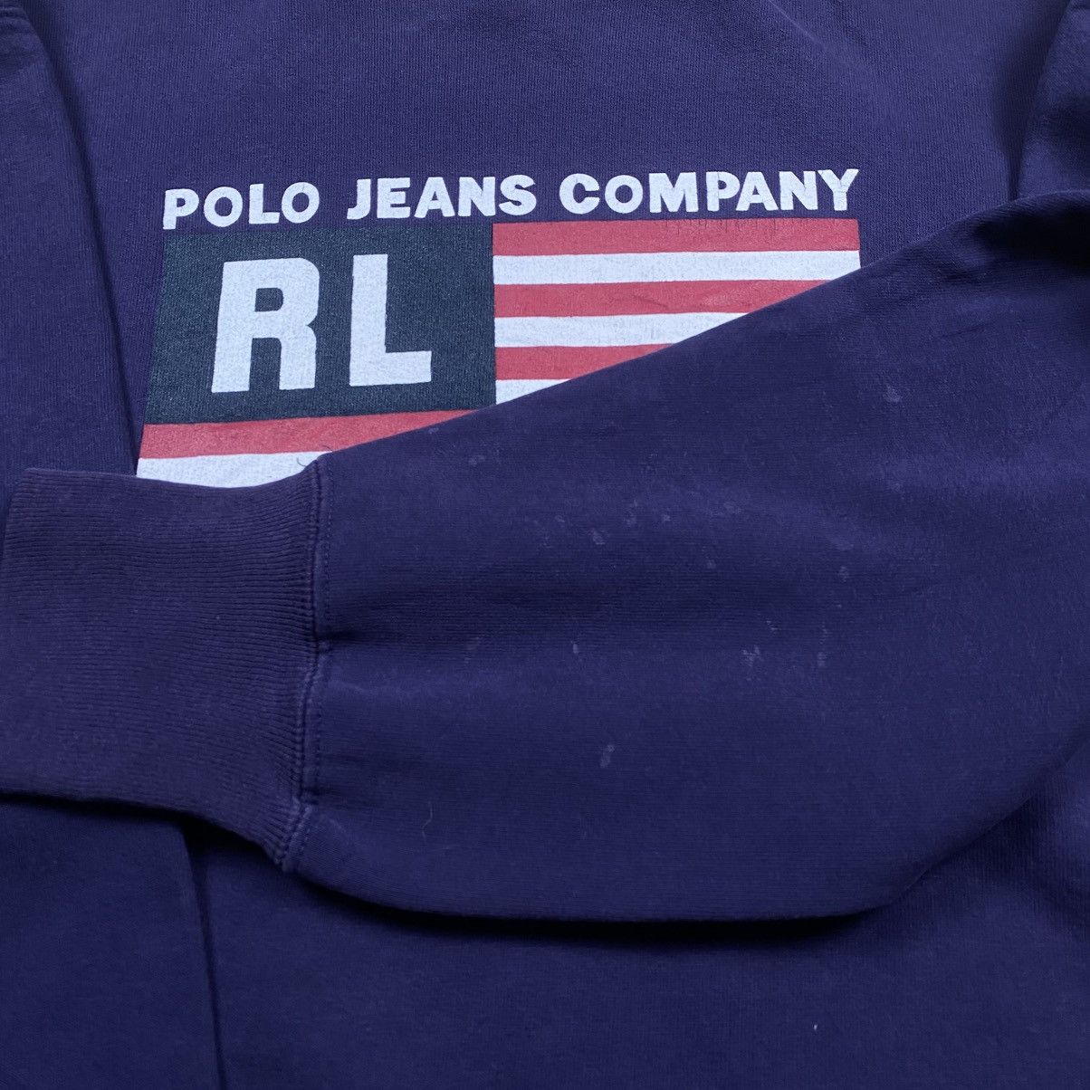 Polo Ralph Lauren Vintage y2k Polo RL Flag Boxy Crewneck Size US L / EU 52-54 / 3 - 3 Thumbnail