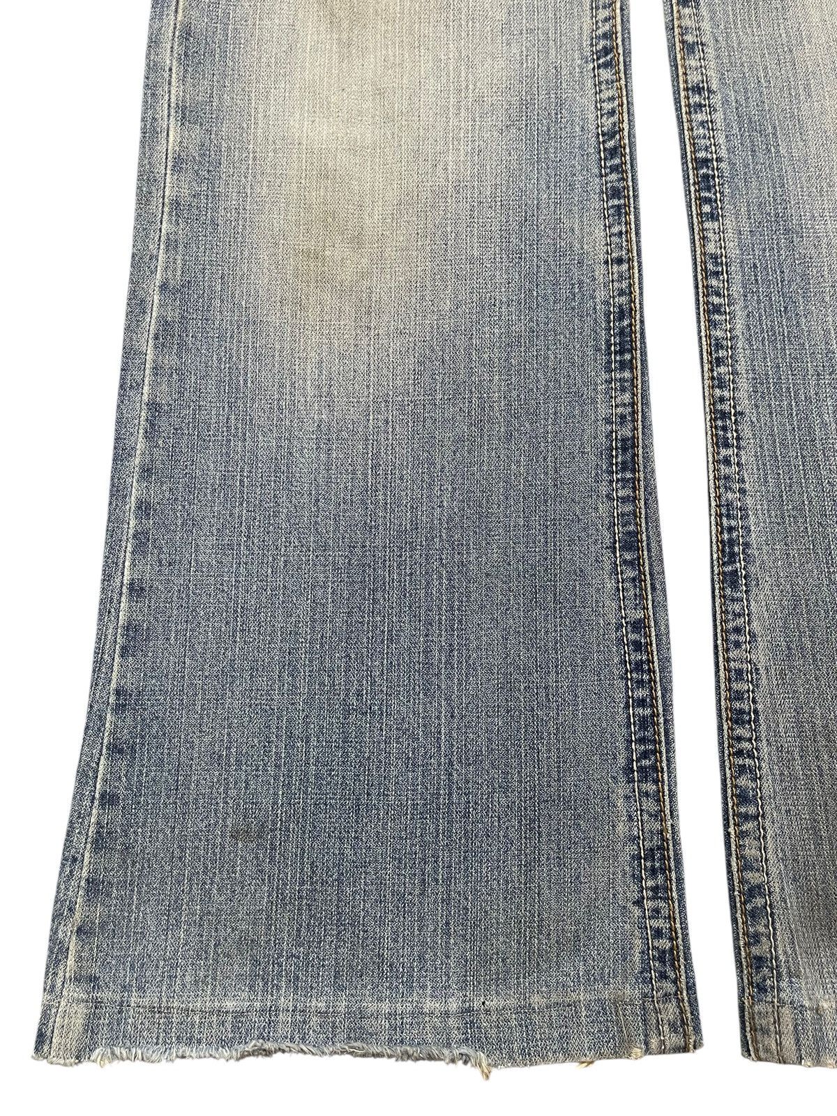 semanticdesign Vintage Japanese Brand Faded Wash Distress Flared Jeans Size US 29 - 7 Thumbnail