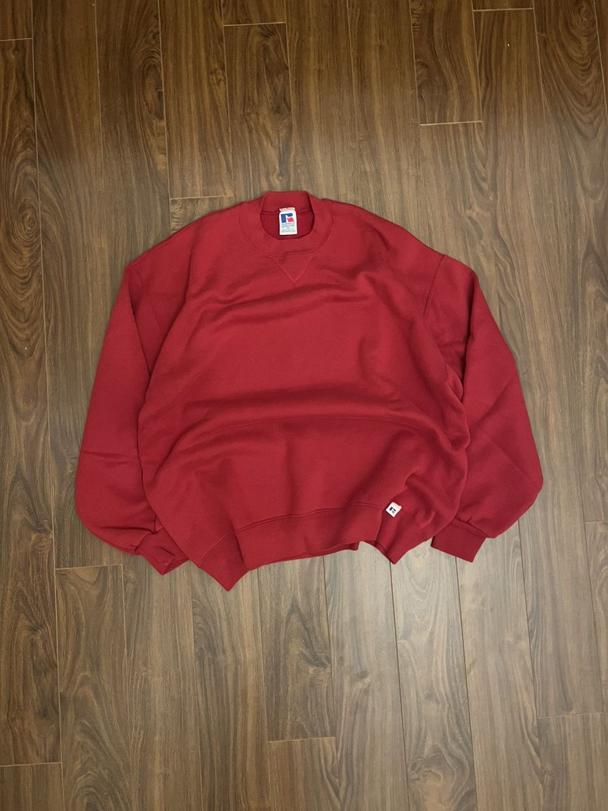 Russell Athletic Vintage 90s Russell Athletic Blank Crewneck Size US XL / EU 56 / 4 - 1 Thumbnail