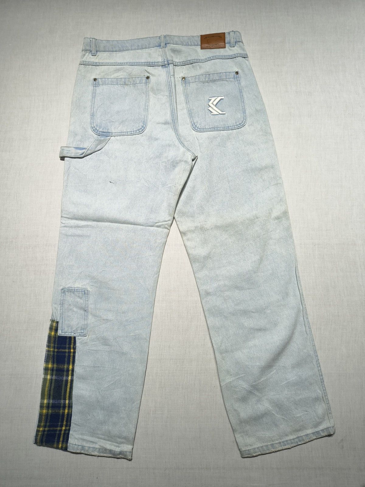 Southpole KARL KANI Y2K PATCHWORK CARPENTER PANTS 🪚🪛(021) Size US 36 / EU 52 - 2 Thumbnail