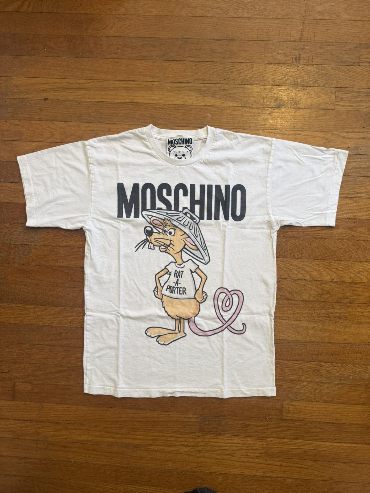 Moschino Moschino Rat-a-porter T-shirt Size US M / EU 48-50 / 2 - 2 Thumbnail