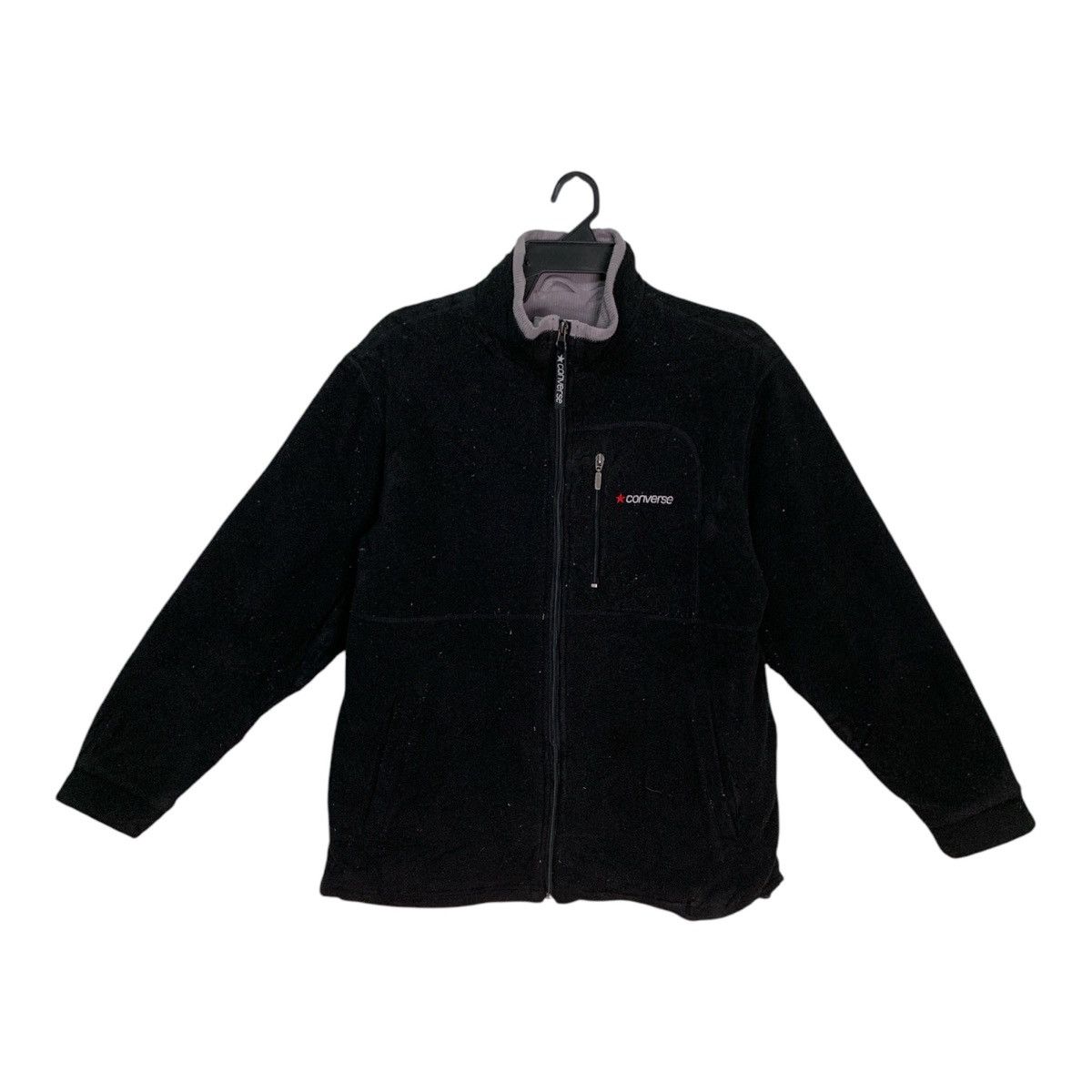 Converse Rare Design Vintage Converse Fleece Jackets Size US M / EU 48-50 / 2 - 1 Thumbnail