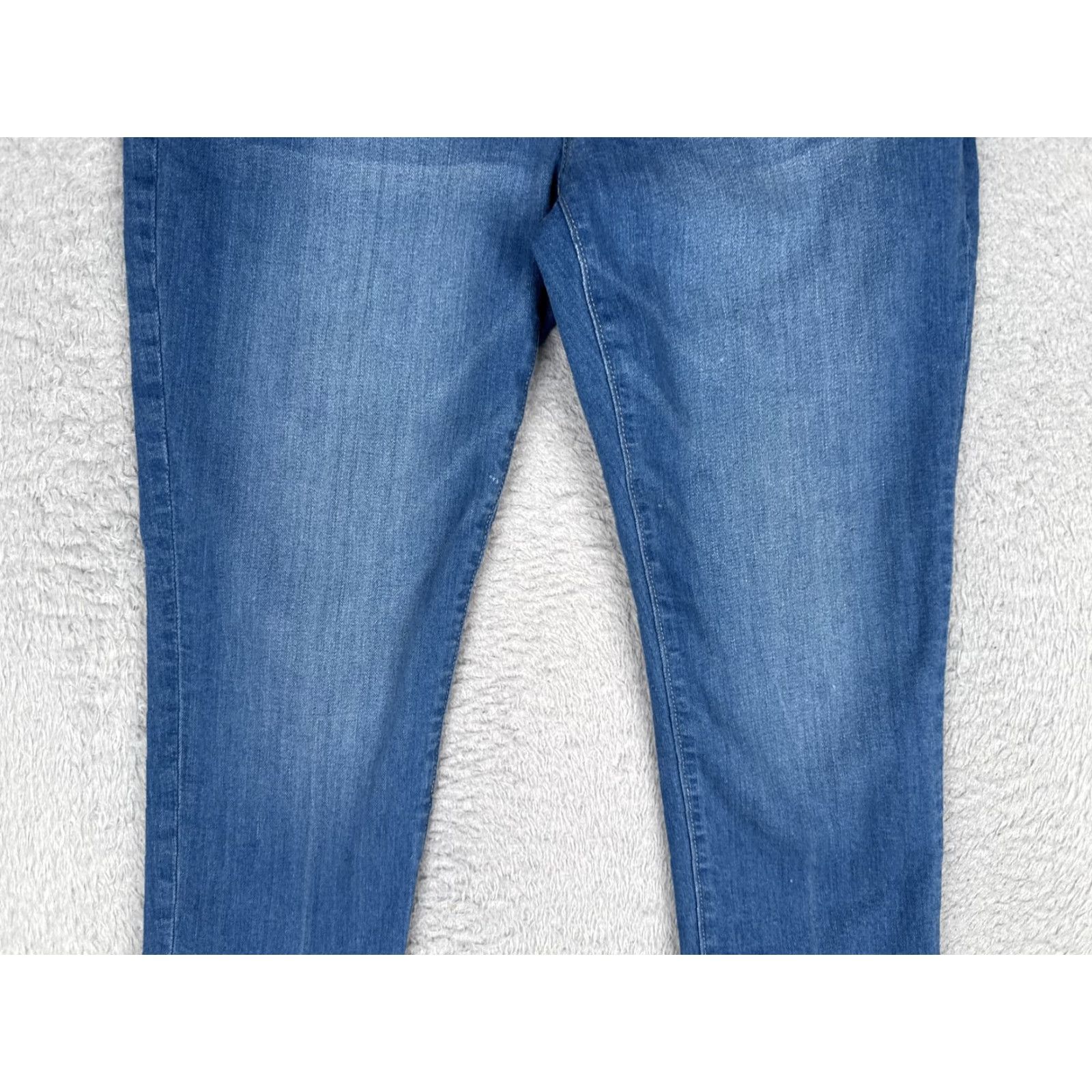 Loft LOFT Slim Crop Jeans Womens 8P Blue Medium Wash High Rise Denim 29x22 Raw Hem Petite Size Size 30" / US 8 / IT 44 - 3 Thumbnail