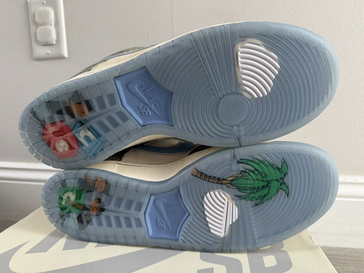 Nike Crenshaw Skate Club Nike Dunk Low SB Sail Blue Cedar Sz 12 Size US 12 / EU 45 - 8 Thumbnail