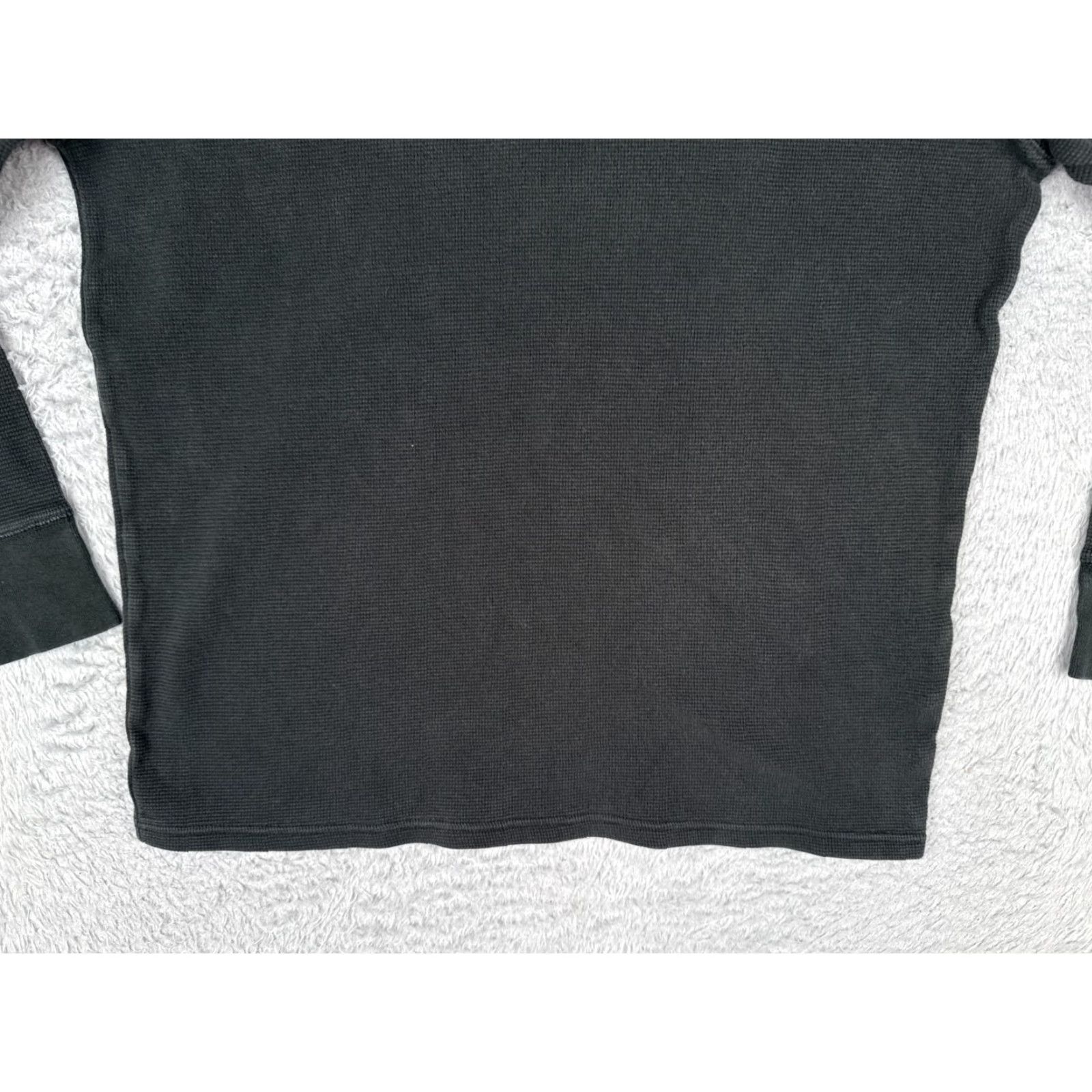 Polo Ralph Lauren Polo Ralph Lauren Shirt Women Large Black Waffle Knit Sleepwear Long Sleeve Size L / US 10 / IT 46 - 5 Thumbnail