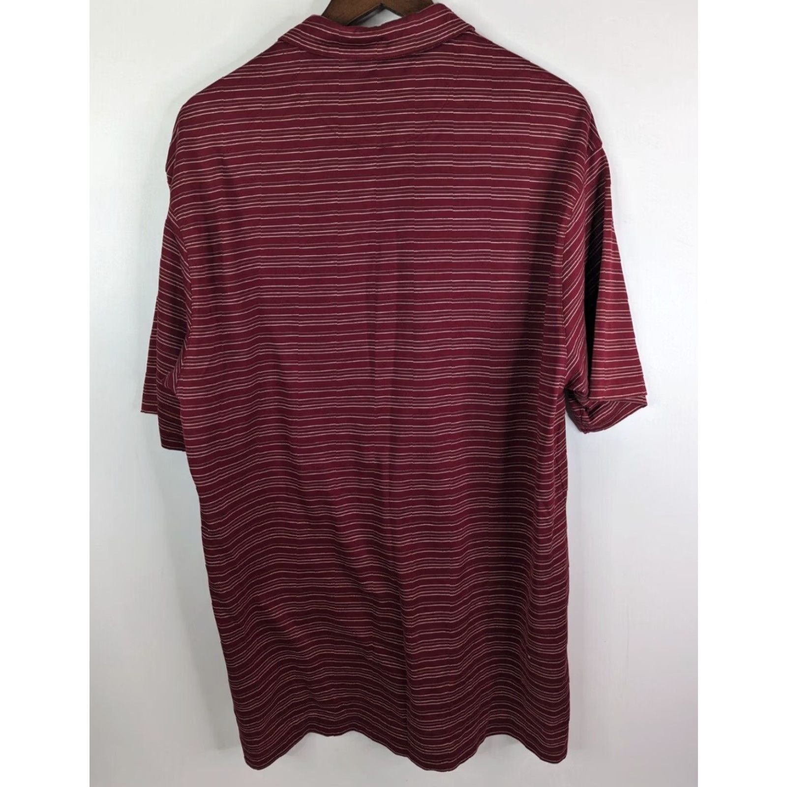 Vintage Tiger Woods Collection Polo Shirt XL Maroon Nike Fit Dry Golf Men Shirt XL Red Nike Dri-Fit Logo 267946-677 Size US XL / EU 56 / 4 - 4 Thumbnail