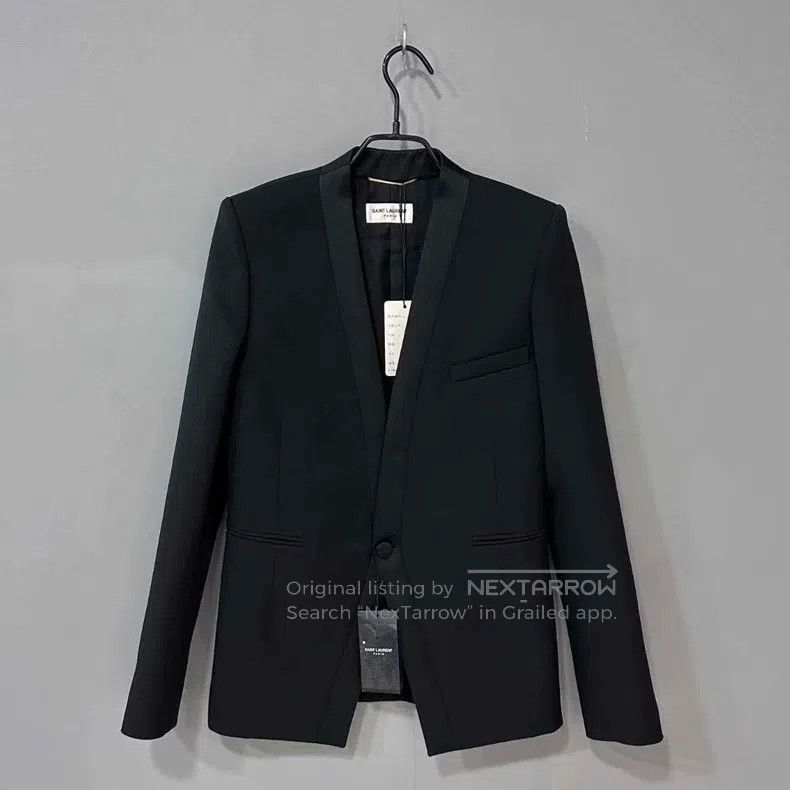 Saint Laurent Paris Saint Laurent Paris Smoking Lapel Suit Size XS / US 0-2 / IT 36-38 - 2 Thumbnail
