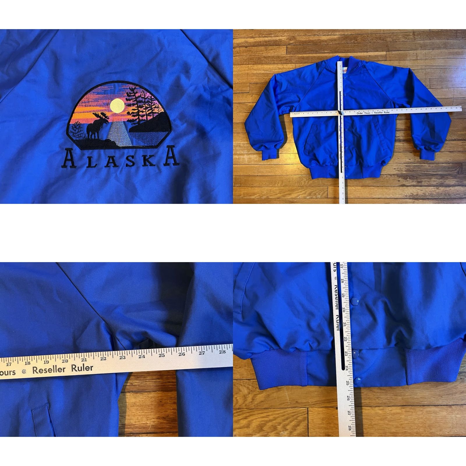 Vintage VINTAGE Hartwell Alaska Sunset Jacket Men’s Large Blue Made In USA 80s Size US L / EU 52-54 / 3 - 8 Thumbnail