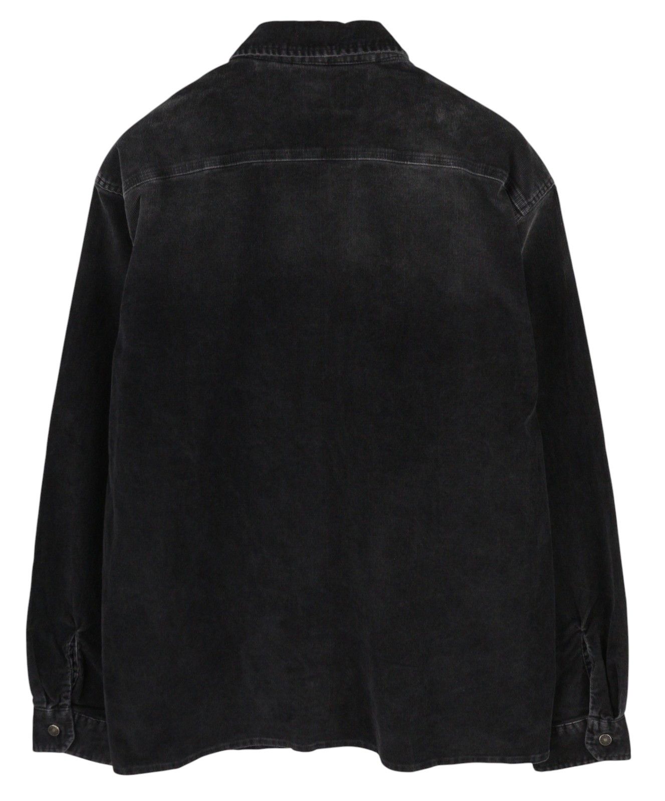 Diesel S-BUN-CORD L Washed Black Corduroy Snap Shirt 41004 Size US L / EU 52-54 / 3 - 2 Thumbnail