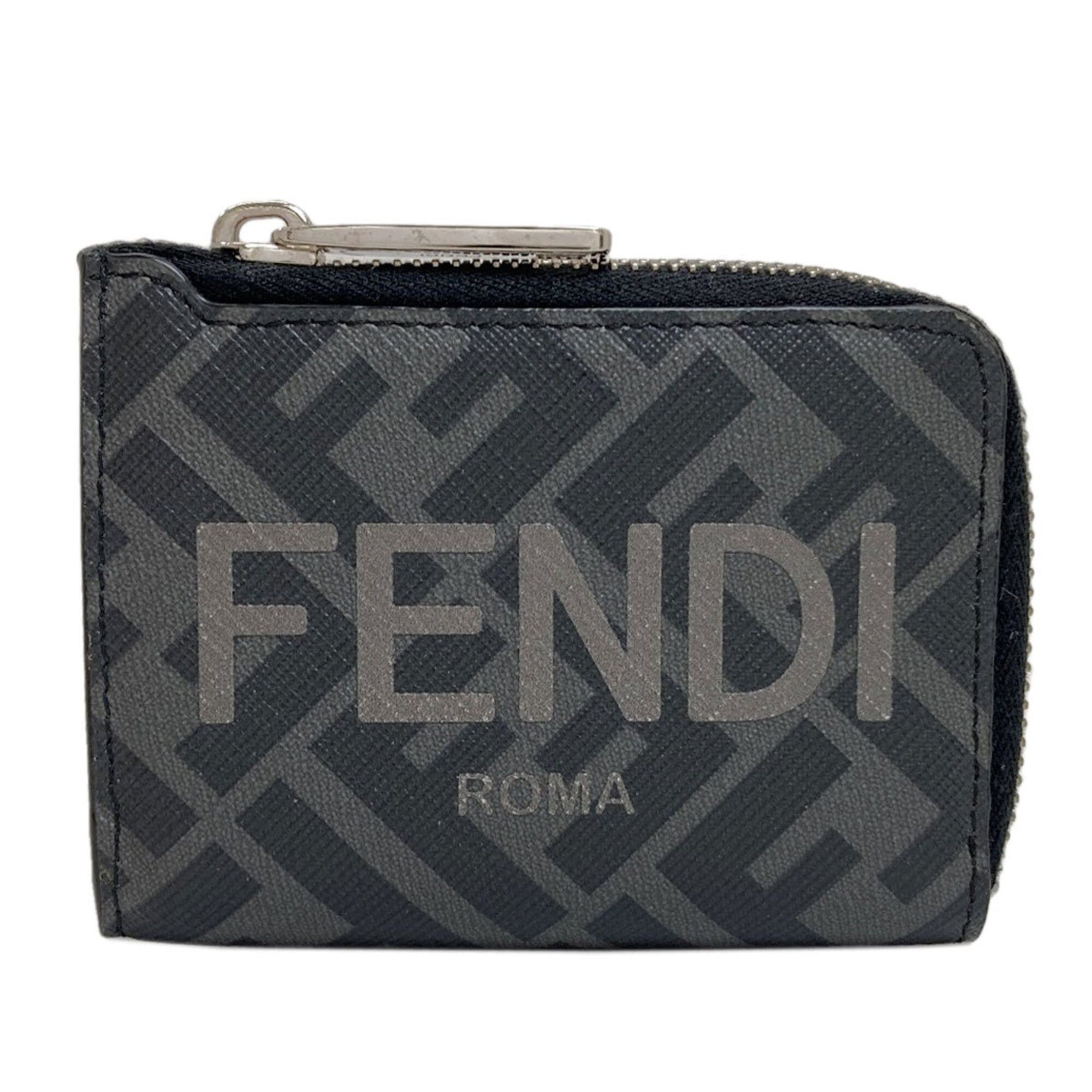 Fendi Fendi Zucca pattern coin case, PVC, women's. Size ONE SIZE - 1 Thumbnail