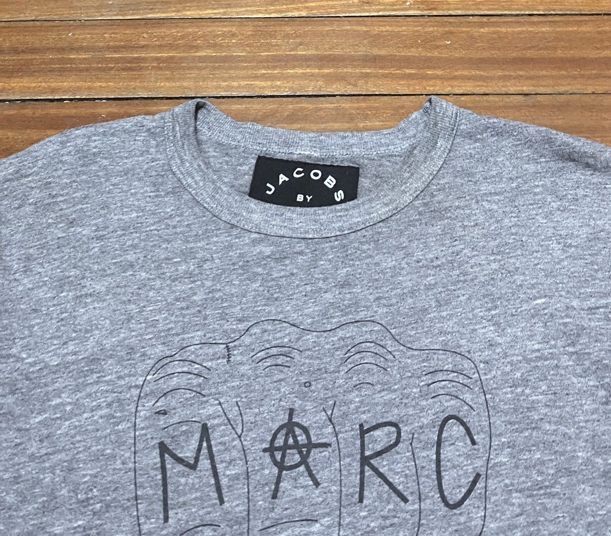 Jacobs By Marc Jacobs × Vintage Rare Vintage Brand Jacobs By Marc Jacobs Rayon T-shirt 2000s Size US L / EU 52-54 / 3 - 3 Thumbnail