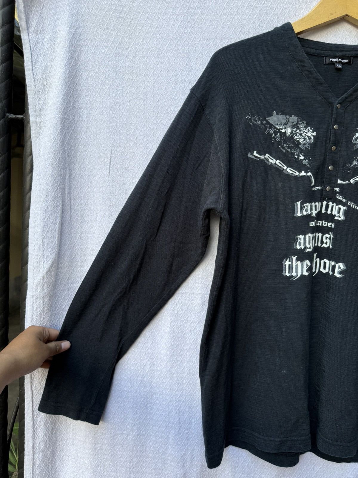 Hysteric Glamour Virgin Voyage Japanese Style Gothic Punk Y2k Longsleeve Size US L / EU 52-54 / 3 - 5 Thumbnail