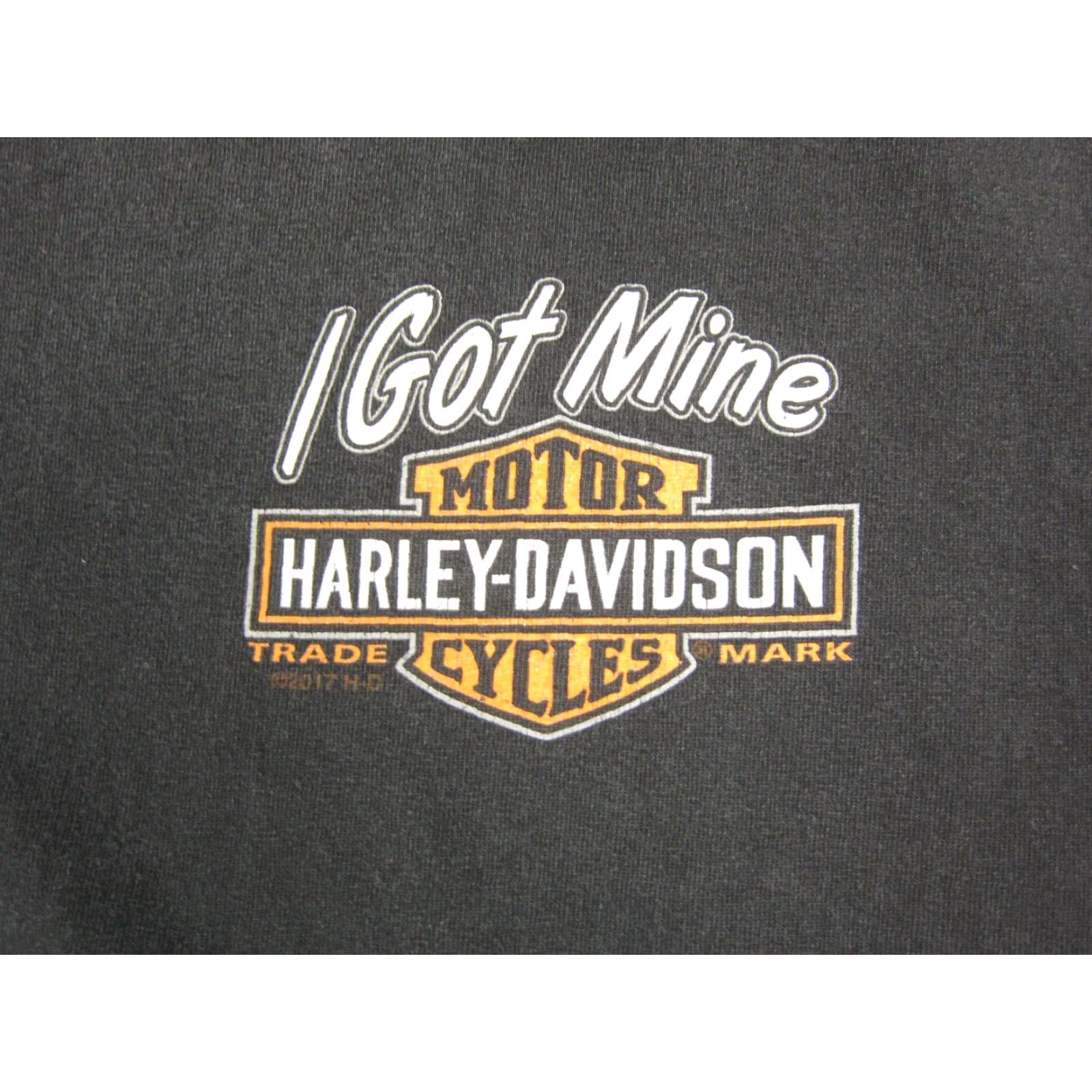Harley Davidson Harley-Davidson Shirt Mens L Black I Got Mine T-Shirt Logo Vintage: No Size US L / EU 52-54 / 3 - 3 Thumbnail