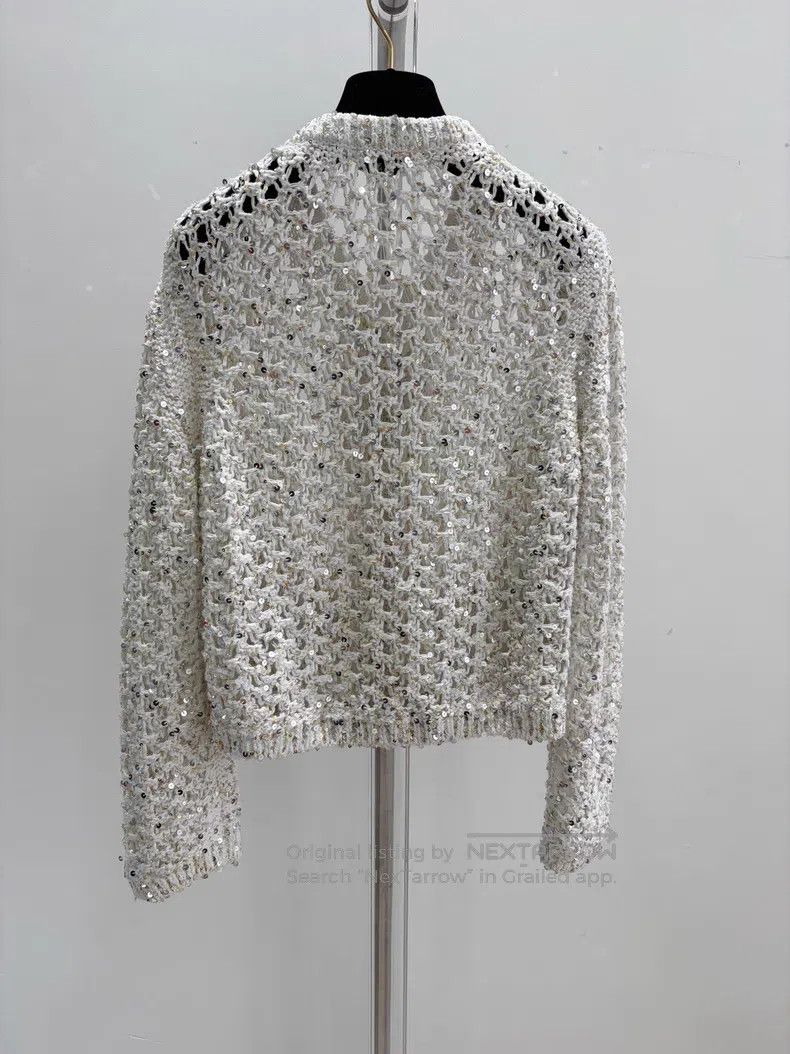 Chanel Chanel Early spring sequin braided cardigan coat Size XS / US 0-2 / IT 36-38 - 2 Thumbnail