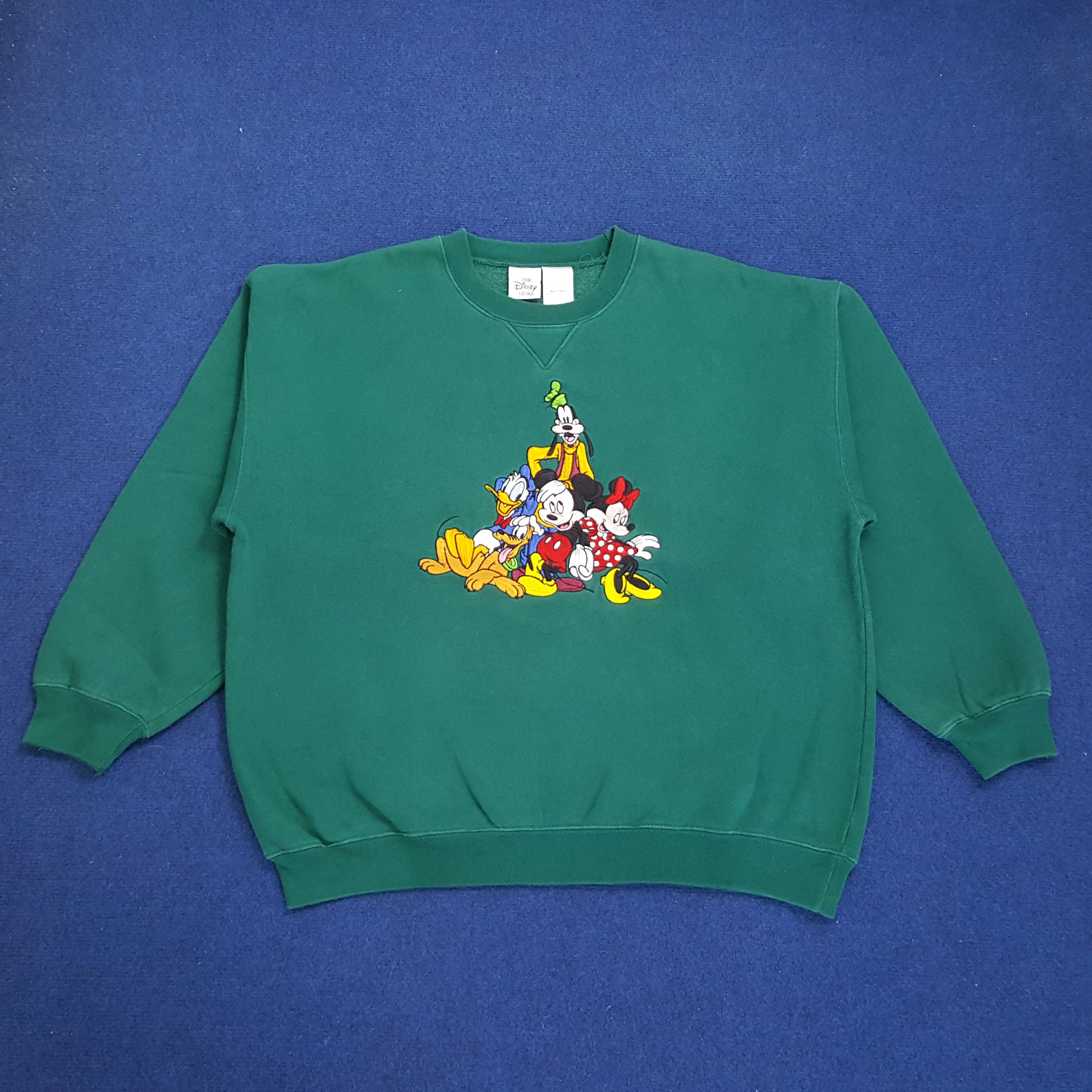 Disney × Mickey Mouse × Vintage Vintage Disney Characters Mickey Mouse Sweatshirt Size US XL / EU 56 / 4 - 1 Thumbnail