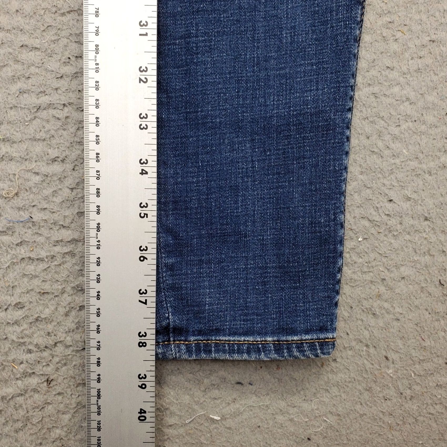 Lucky Brand Lucky Brand Bridgette Skinny Jeans Womens Size 8 Navy Denim Distressed Jeans Size 30" / US 8 / IT 44 - 3 Thumbnail