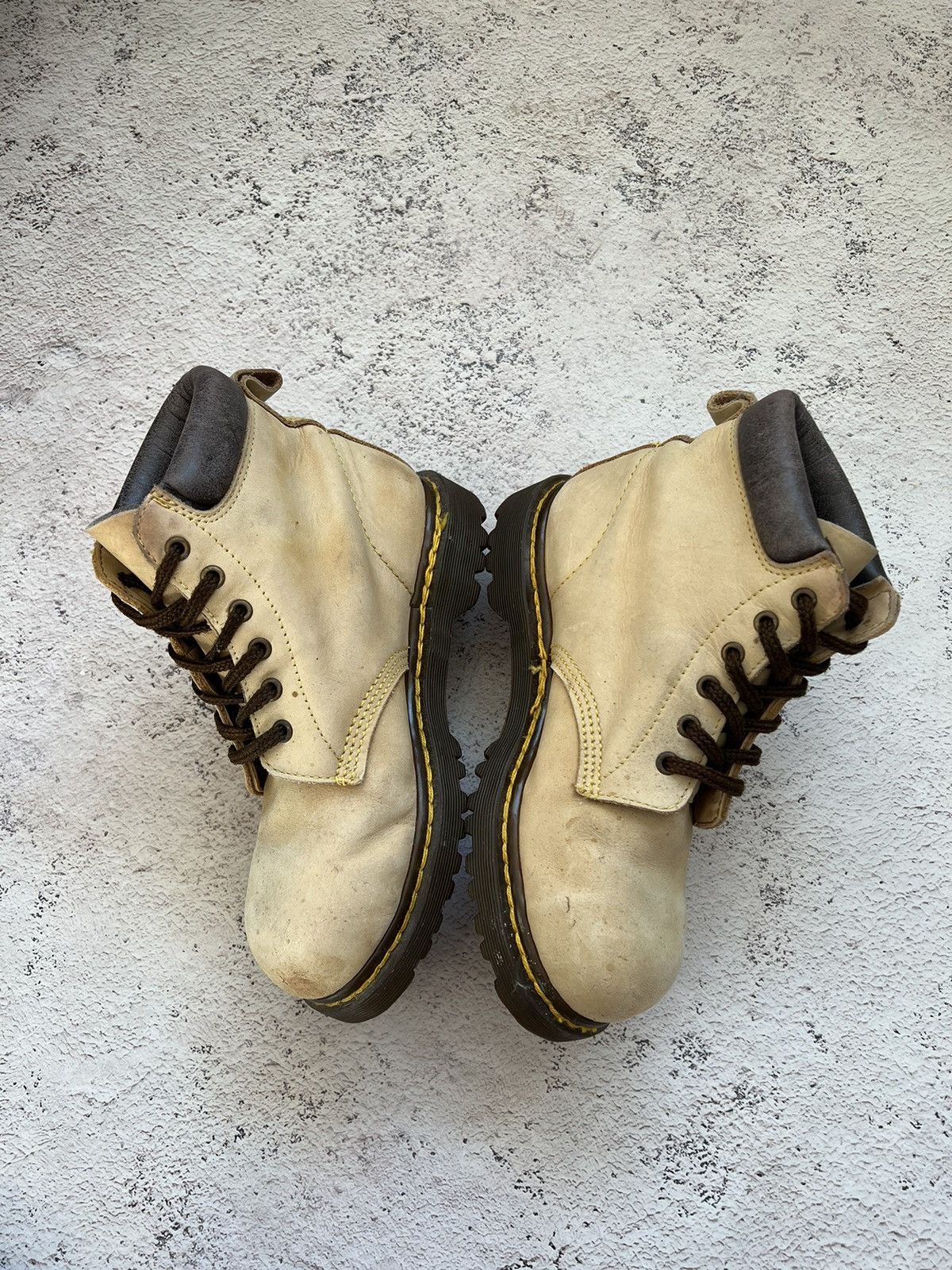 Dr. Martens × Vintage 80s🔥Dr.Martens vintage hole steel toe boot Made in England Size US 7.5 / EU 40-41 - 5 Thumbnail
