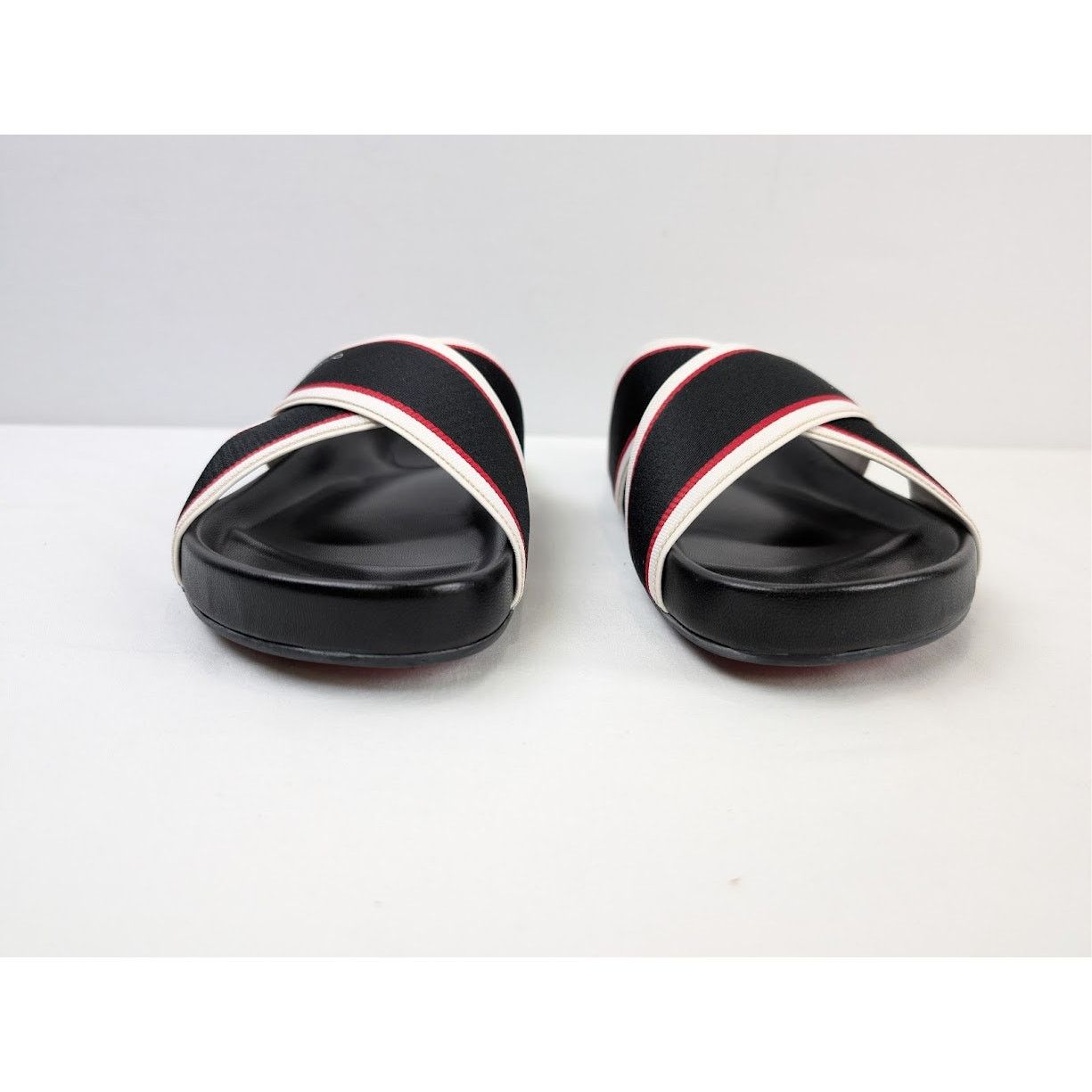Christian Louboutin o1rshd1 Hot Cross Bizz Flat Slippers in Black/Multicolor Size US 10 / EU 43 - 9 Thumbnail