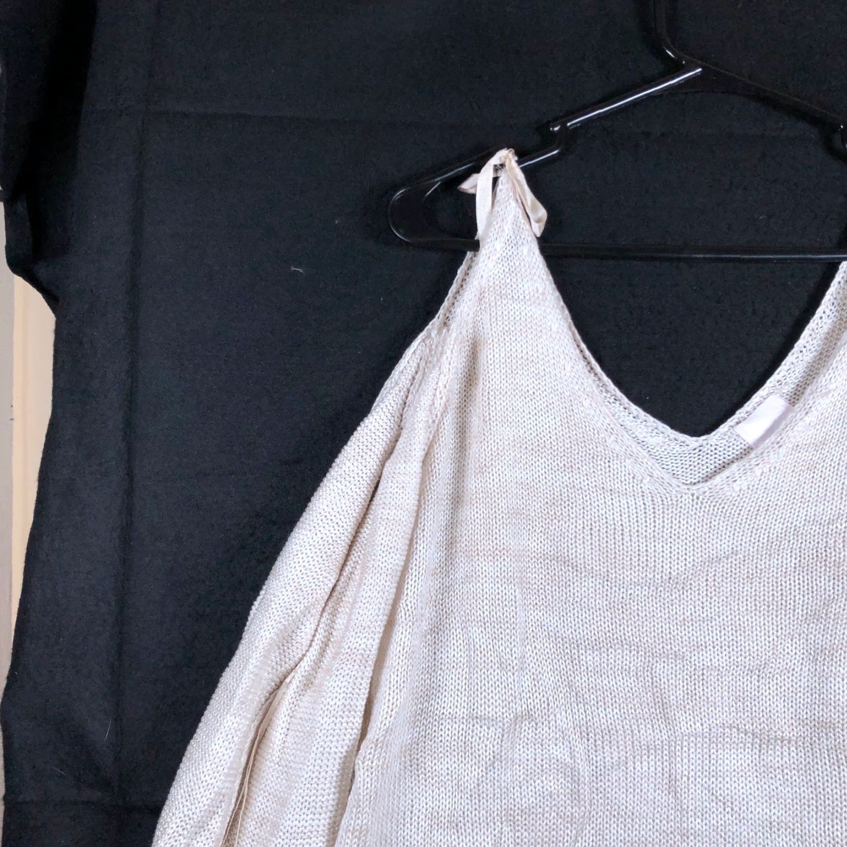 Vintage Lauren Conrad Womens Sweater Tan Knit Cold Shoulder Long Sleeve Tunic XL Size XL / US 12-14 / IT 48-50 - 3 Thumbnail