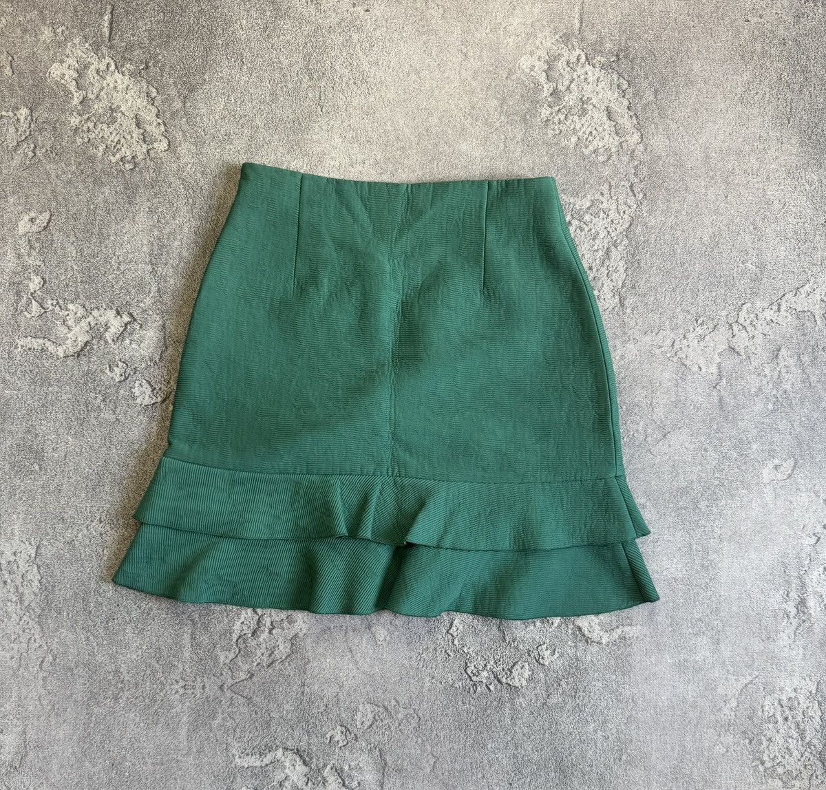 Sandro Sandro 1/size viscose ruffle mini skirt casual old money Size 25" / US 0 / IT 36 - 12 Thumbnail