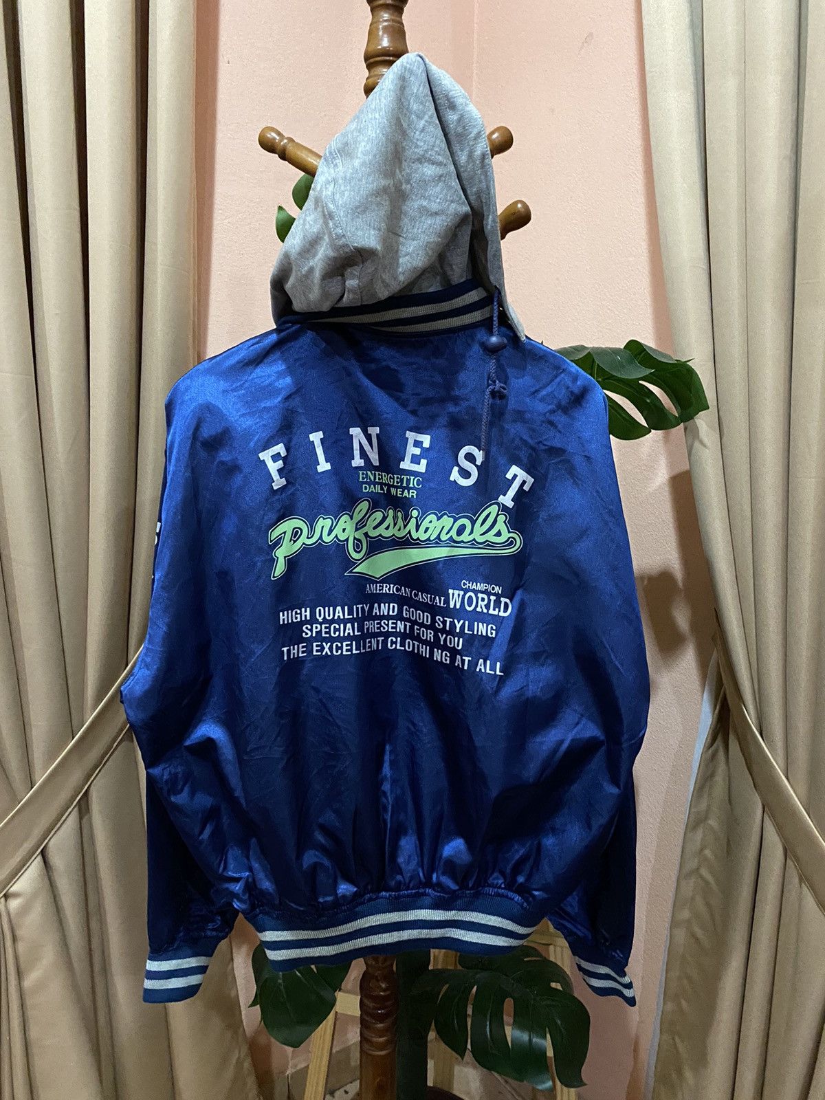 Vintage VINTAGE FITNESS STADIUM BASEBALL JACKET Size US L / EU 52-54 / 3 - 11 Thumbnail