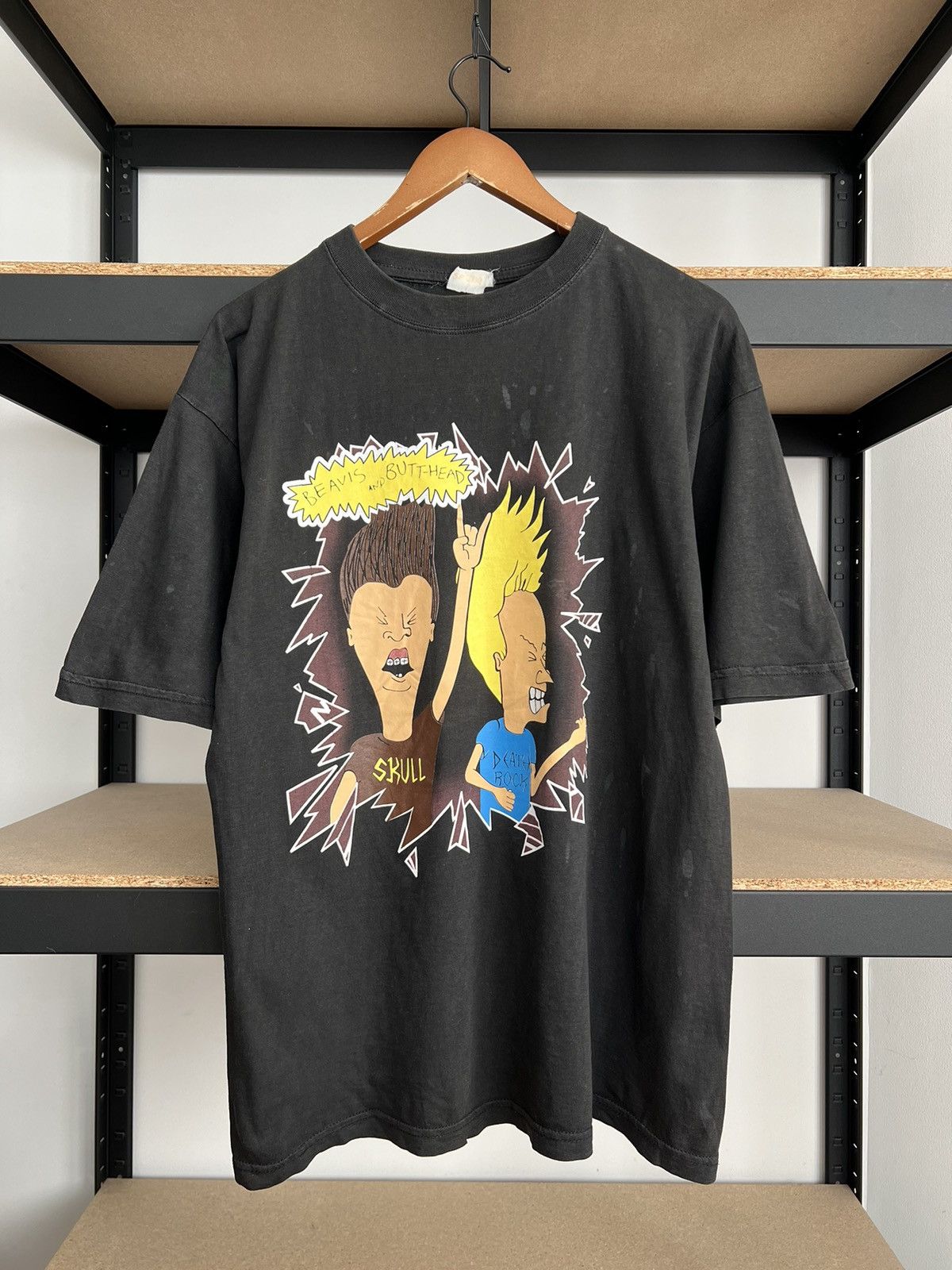 Cartoon Network Vintage 90s Beavis and Butt-Head Death Rock MTV T-shirt Size US XL / EU 56 / 4 - 1 Thumbnail