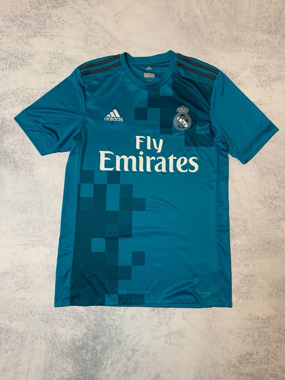 Pre-owned Adidas X Real Madrid & Adidas 2017 Away Soccer Jersey In Blue
