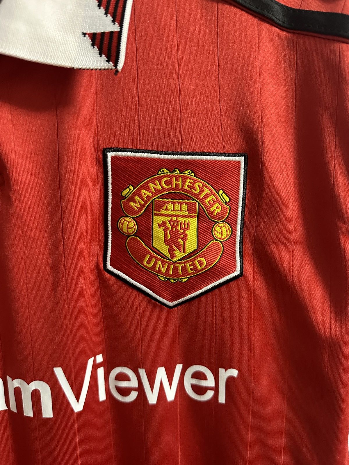 Adidas Rare Soccer Jersey Sancho 25 Manchester United Adidas 2022 Size US L / EU 52-54 / 3 - 4 Thumbnail
