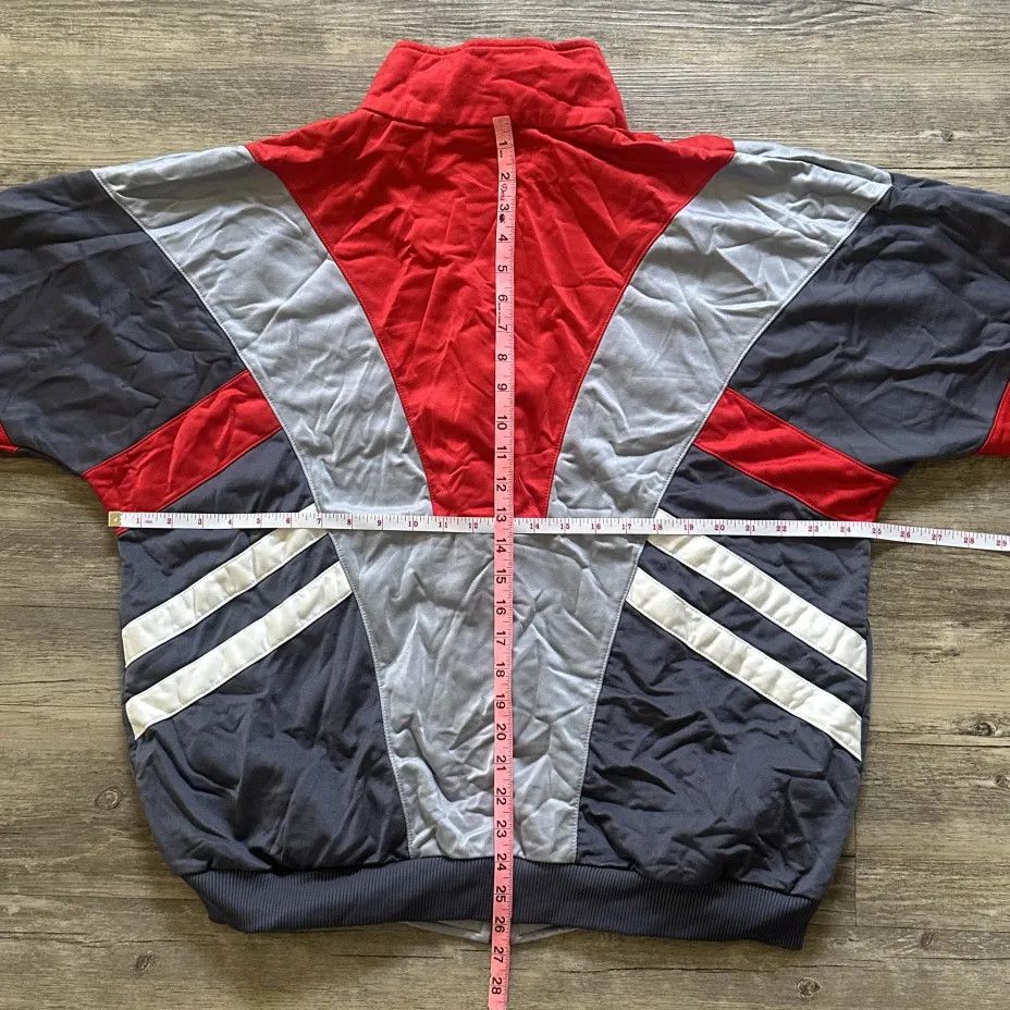 Adidas Vintage 80s Adidas Retro Track Jacket Size XL Size US XL / EU 56 / 4 - 7 Thumbnail