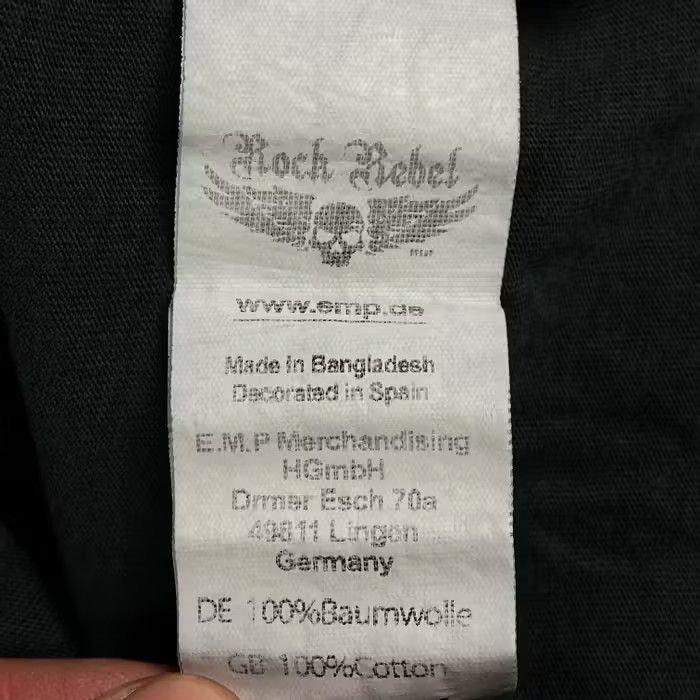Band Tees × Vintage Mens Vintage T Shirt Rock Rebel Original Sinner 86 Size XXL Size US XXL / EU 58 / 5 - 6 Thumbnail