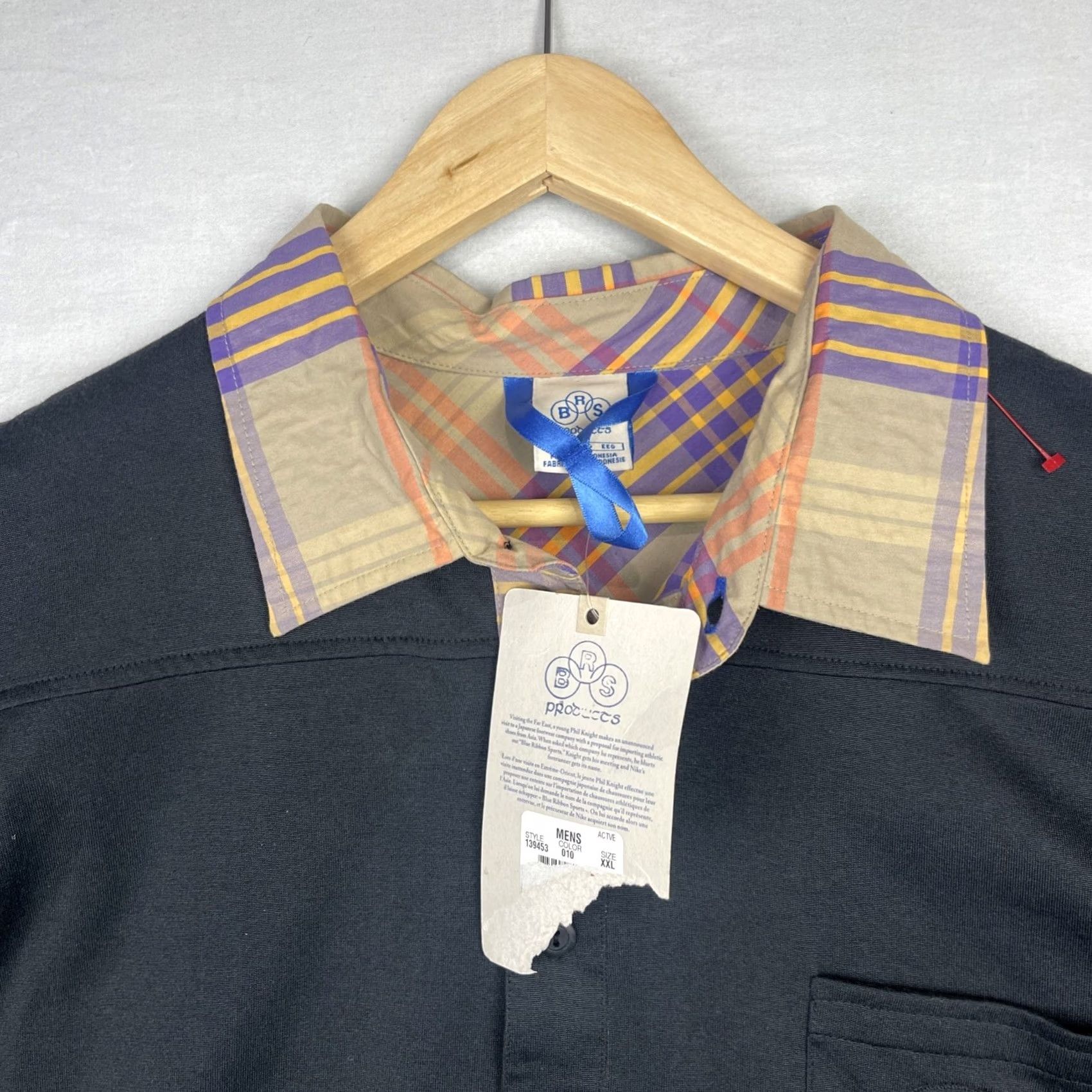 Nike Nike Polo Shirt Mens 2XL Black Plaid Polo Shirt Mens 2XL Black Plaid Size US XXL / EU 58 / 5 - 6 Thumbnail