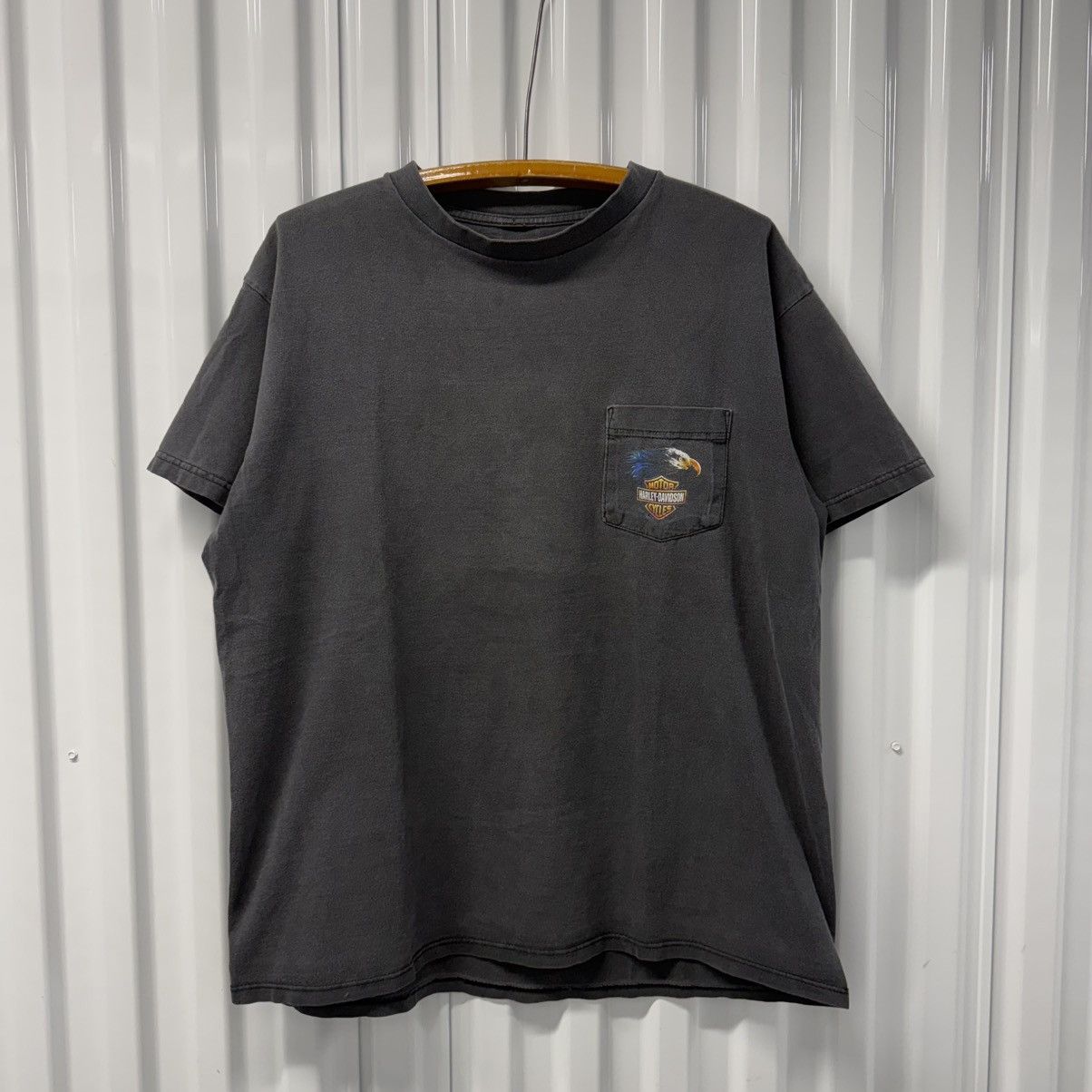 Harley Davidson × Vintage Vintage RARE 90s Harley Davidson Big Eagle Indian Chief Tee Size US XL / EU 56 / 4 - 2 Thumbnail
