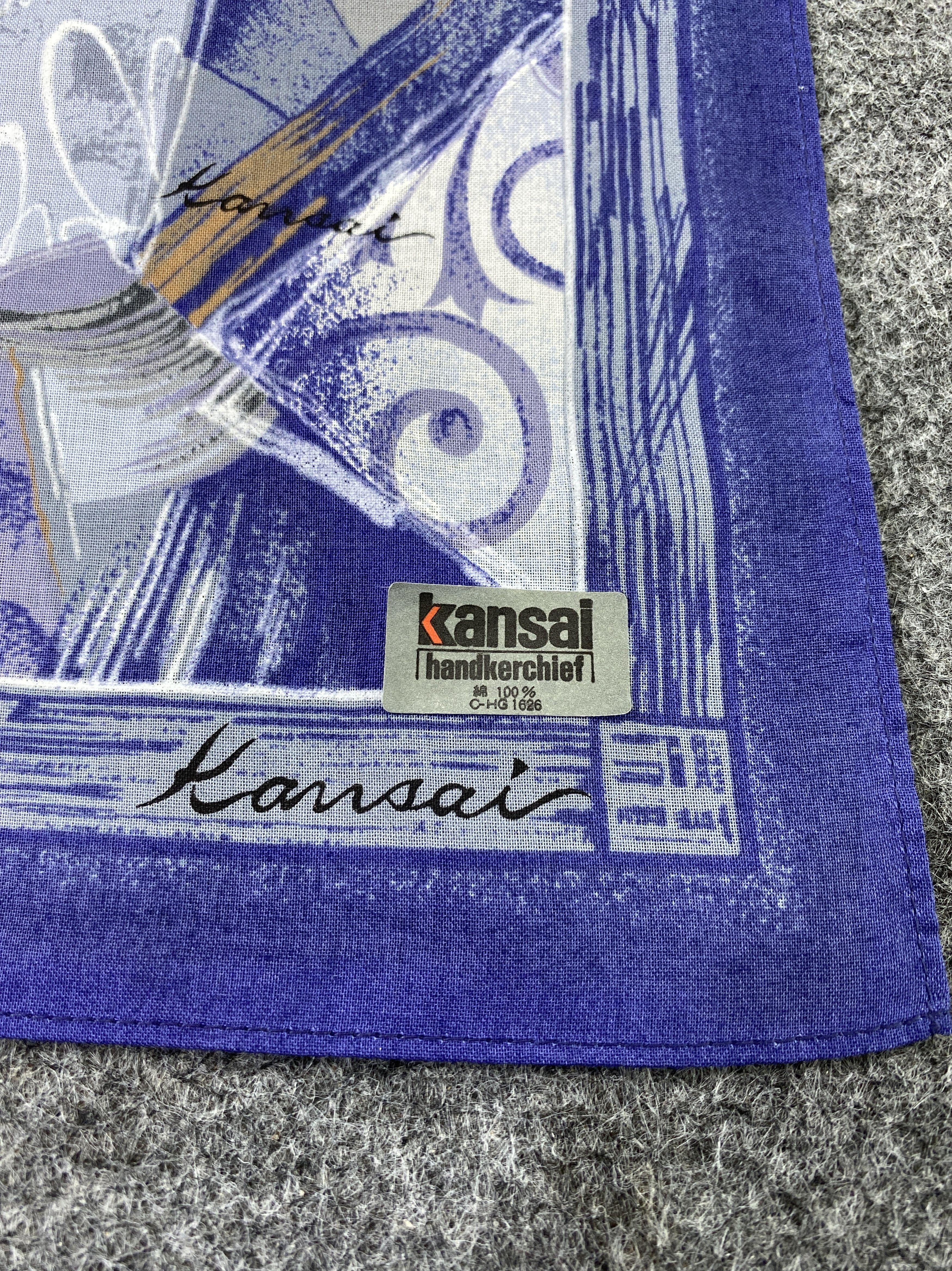 Japanese Brand Kansai Yamamoto Handkerchief / Bandana / Neckerchief-B452 Size ONE SIZE - 5 Thumbnail