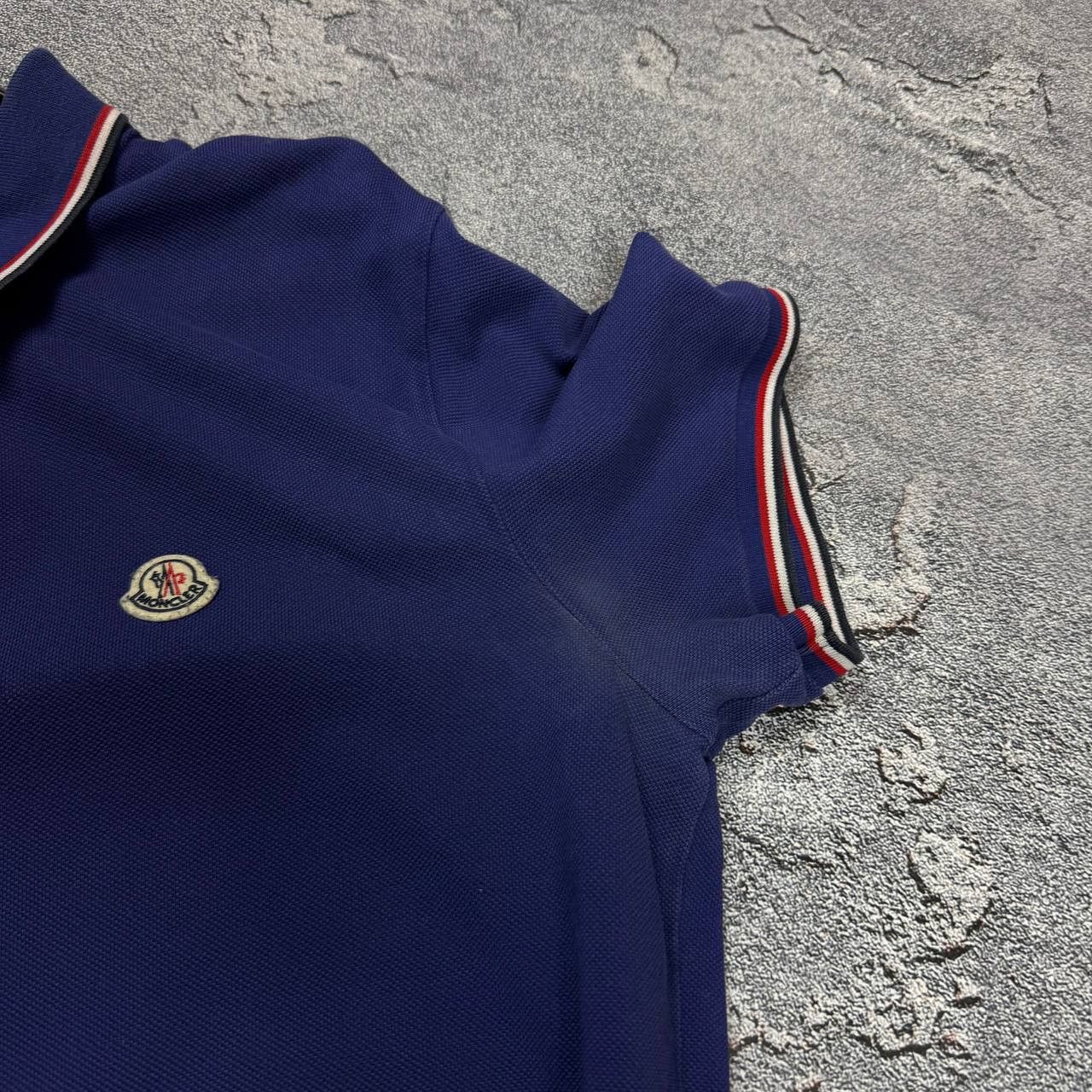 Moncler Moncler Polo T-Shirt Purple Size XL Size US XL / EU 56 / 4 - 9 Thumbnail
