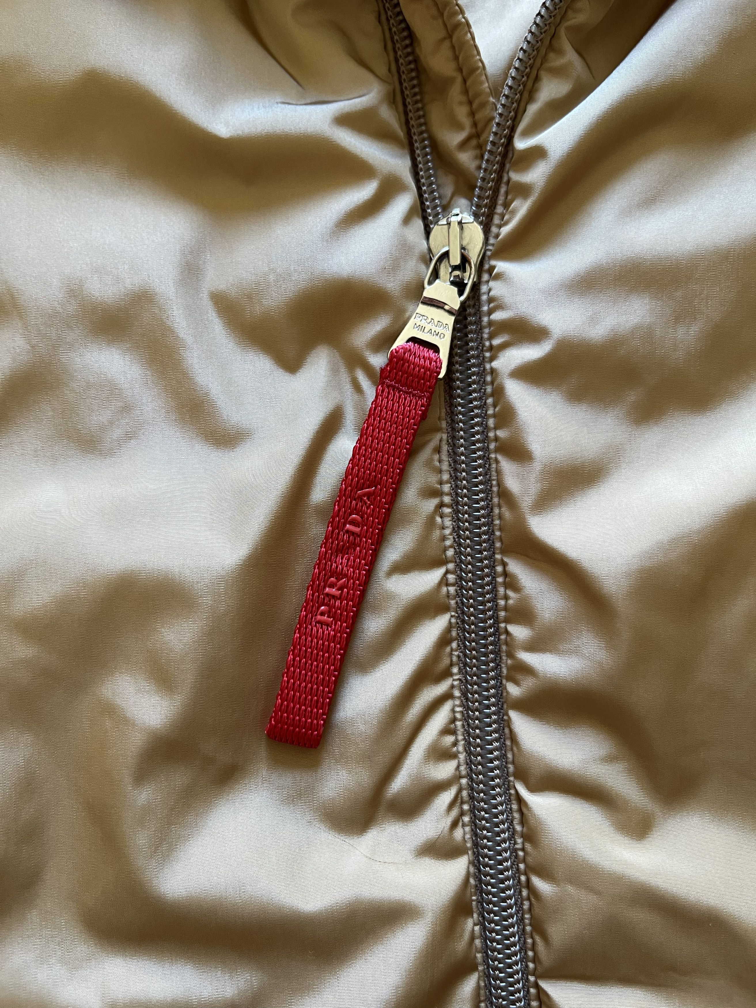 Prada Prada SGV292 beige padded nylon jacket Size US S / EU 44-46 / 1 - 4 Thumbnail