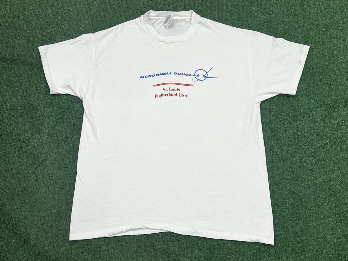 Hanes × Vintage 90s McDonnell Douglas St Louis Fighterland