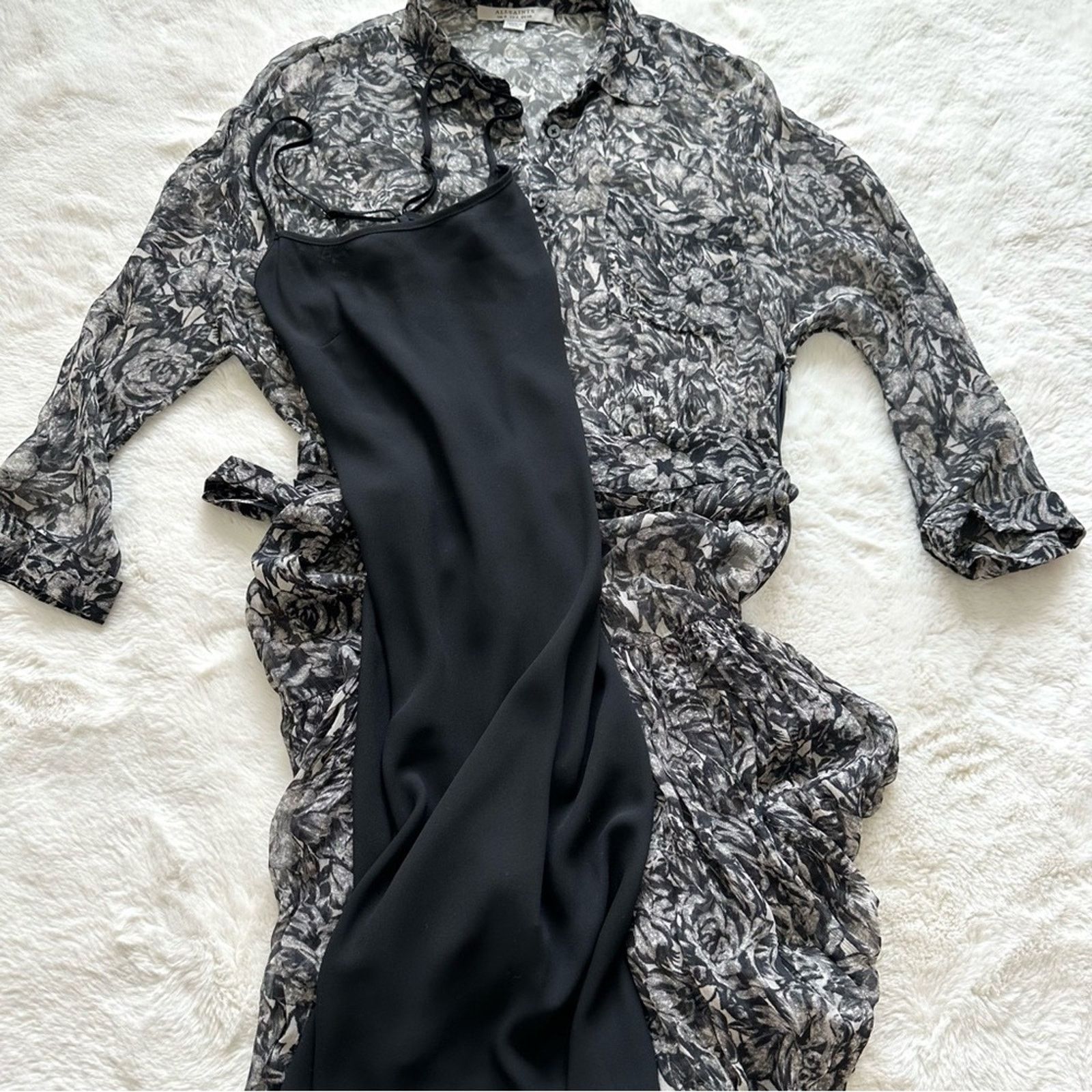 Allsaints NEW!!! All Saints women silk dress size 4 US or S Size S / US 4 / IT 40 - 9 Thumbnail