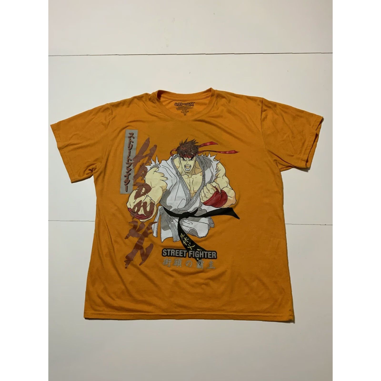 Vintage Capcom Street Fighter Ryu Japanese Fighting Video Game Graphic T-Shirt Sz. 2XL Size US XXL / EU 58 / 5 - 2 Thumbnail