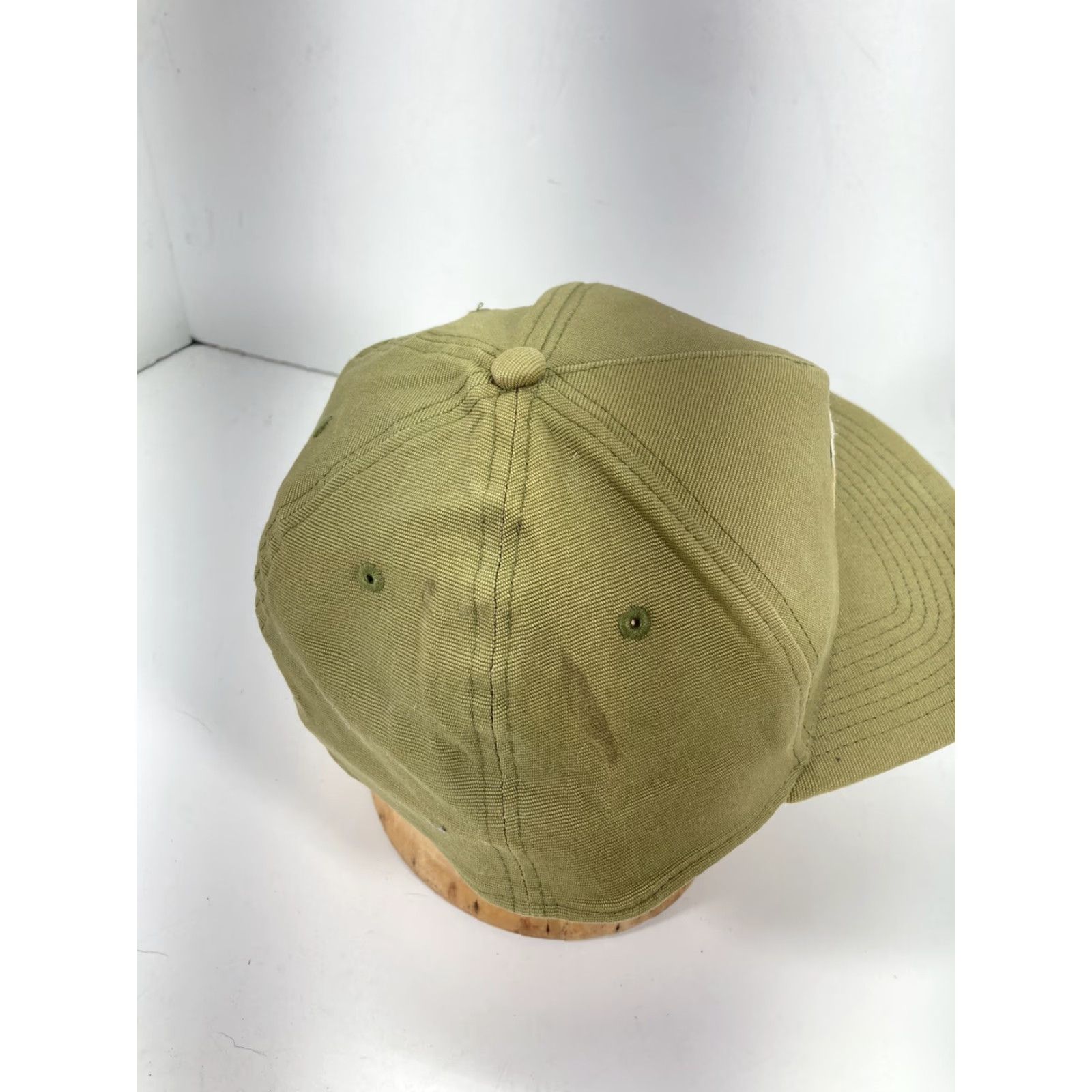 New Era Metal Mulisha New Era 39Thirty Hat Cap Khaki Beige Fitted Large XL Flat Bill Men Hat Cap Beige XL Large Solid Flat Cap Size ONE SIZE - 5 Thumbnail