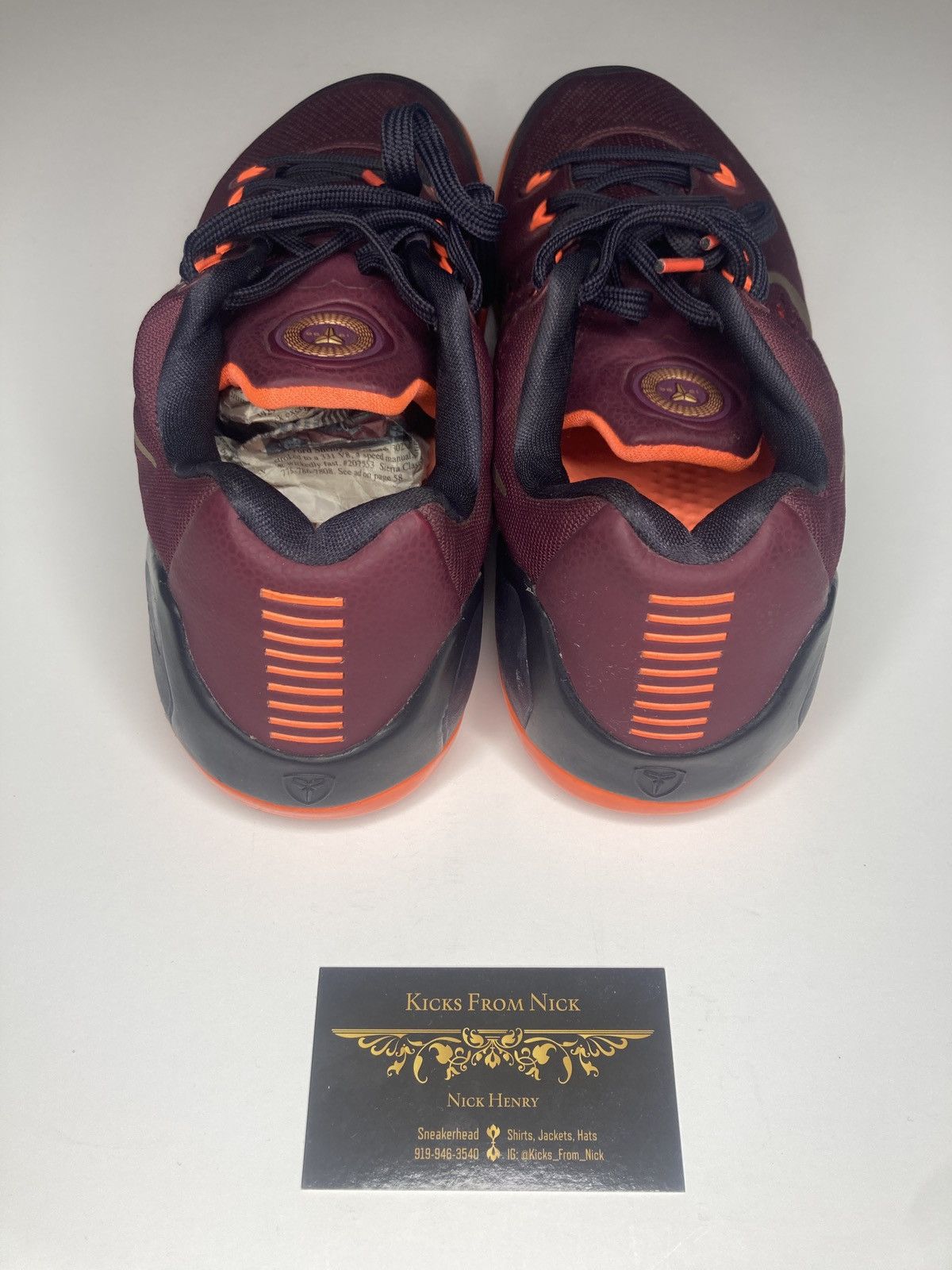 Nike Kobe 9 EM 'Deep Garnet' (2014) Size 11 Size US 11 / EU 44 - 4 Thumbnail