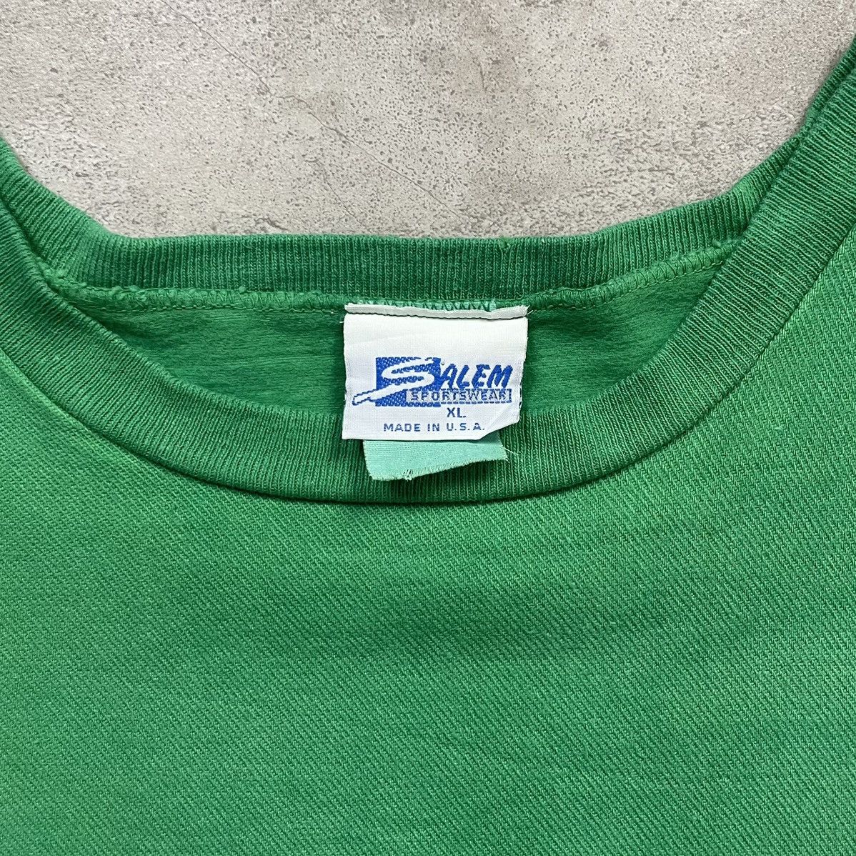 NBA × Salem Sportswear × Vintage VTG 90s NBA BOSTON CELTICS LARRY BIRD SWEATSHIRT MADE IN USA Size US XL / EU 56 / 4 - 5 Thumbnail