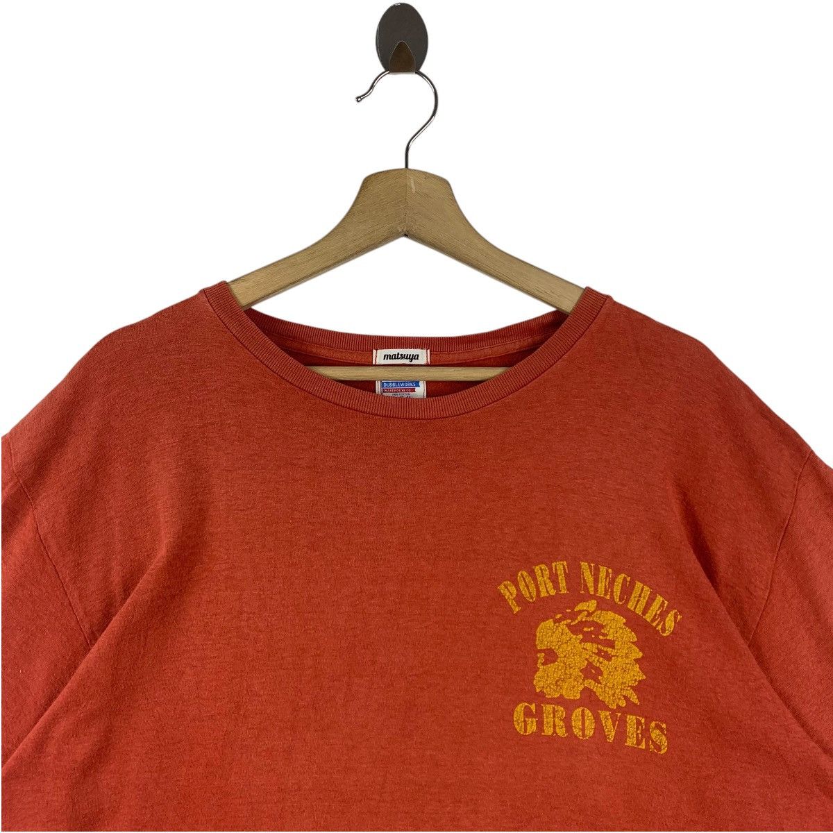 Japanese Brand × Vintage × Warehouse Vintage WAREHOUSE Dubbleworks port neches groves small tee Size US XL / EU 56 / 4 - 2 Thumbnail