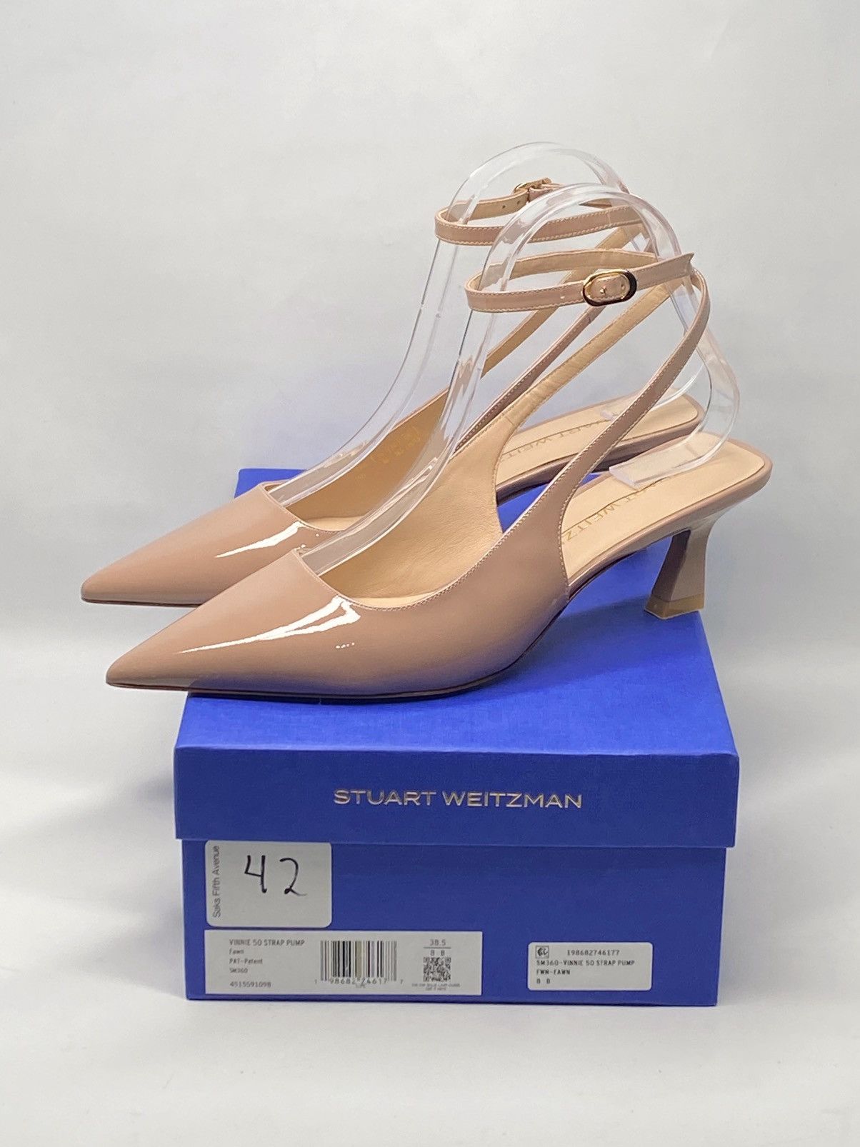 Stuart Weitzman Stuart Weitzman Patent Leather Strappy Pumps size 8 Size US 8 / IT 38 - 11 Thumbnail