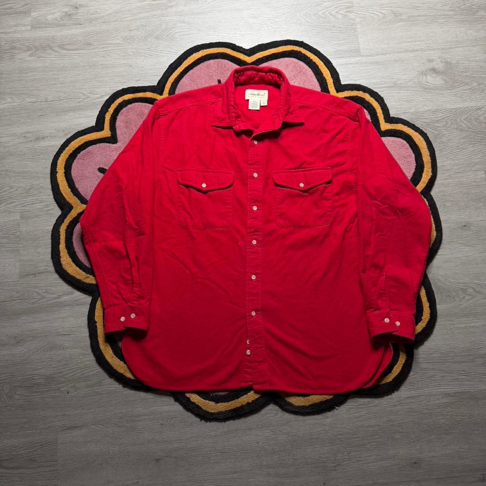 Eddie Bauer Eddie Bauer Casual Button Up Flannel Shirt Size XL Red Size US XL / EU 56 / 4 - 1 Thumbnail