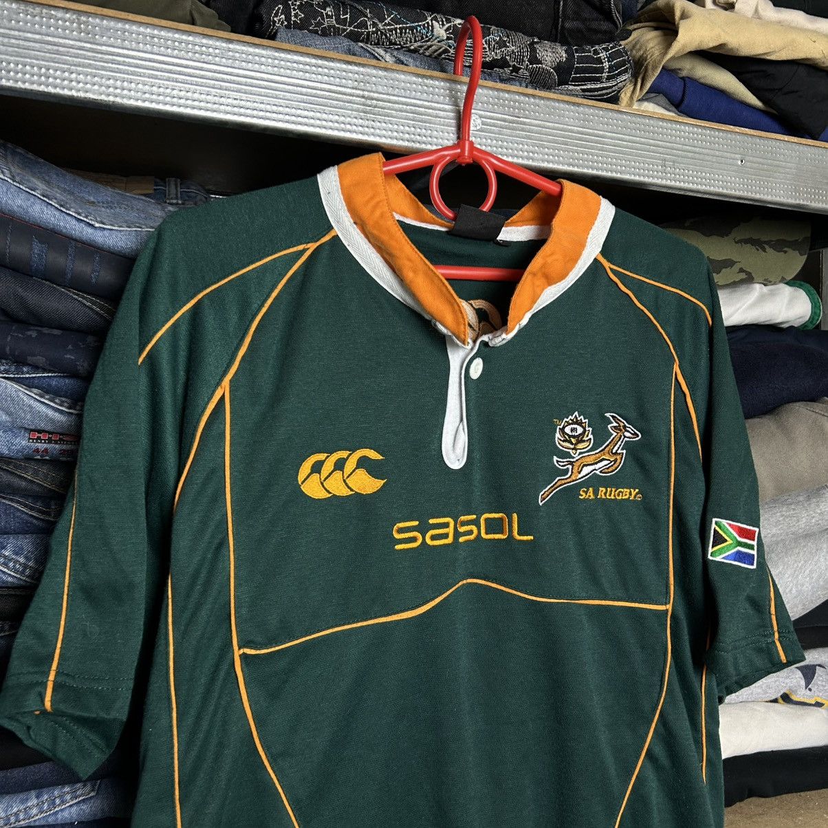 Canterbury of New Zealand Vintage Canterbury South Africa 90’s Rugby sportswear hersey Size US L / EU 52-54 / 3 - 2 Thumbnail
