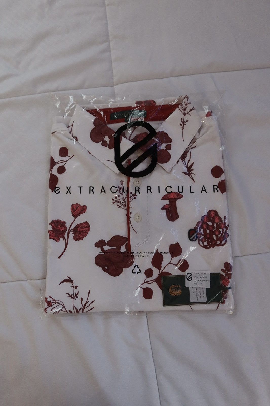 Other Extracurricular Mushroom Polo Botanical Rio Red Size US M / EU 48-50 / 2 - 12 Thumbnail