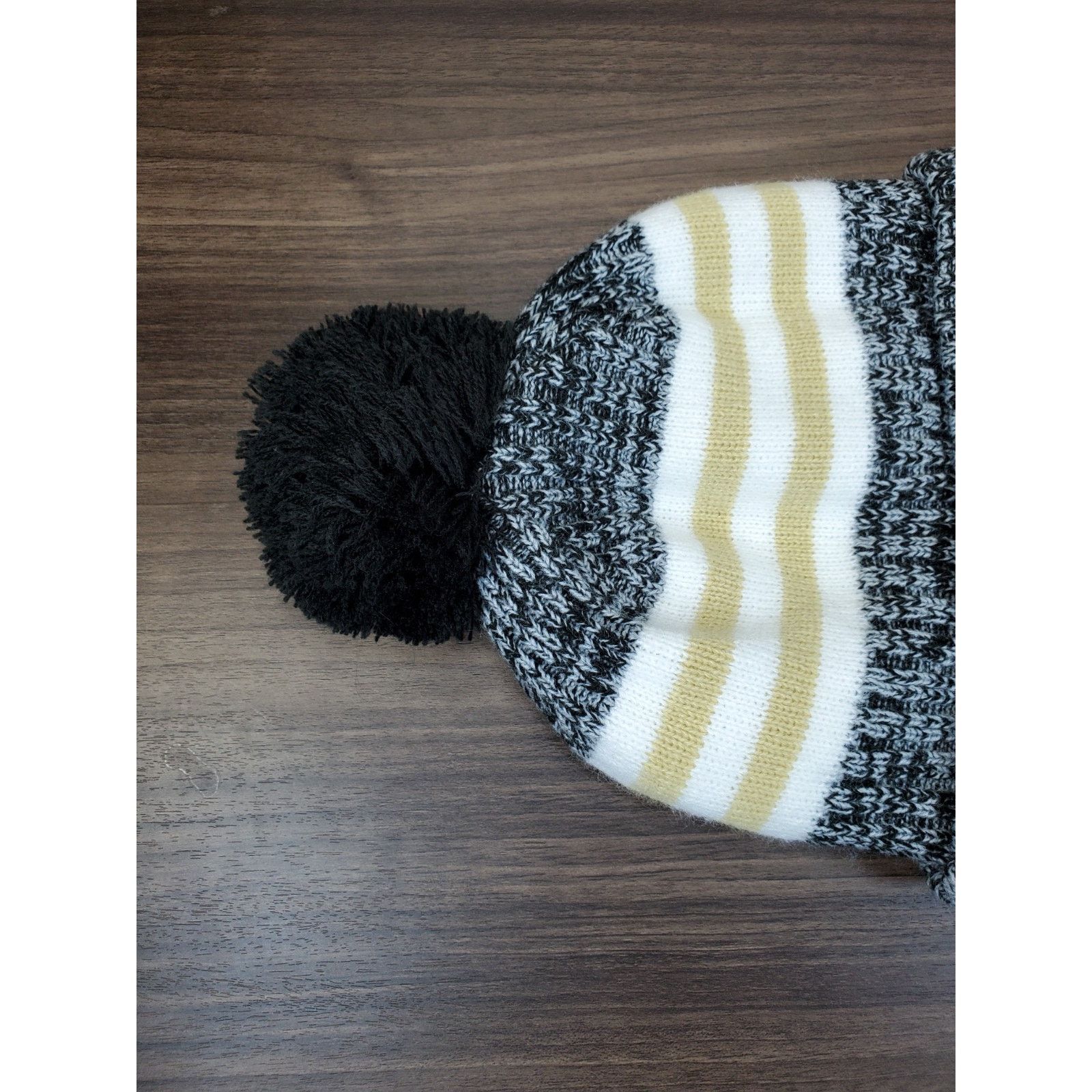 NFL × New Era New Orleans Saints New Era Winter Hat Knit Pom Beanie NFL NO Size ONE SIZE - 7 Thumbnail